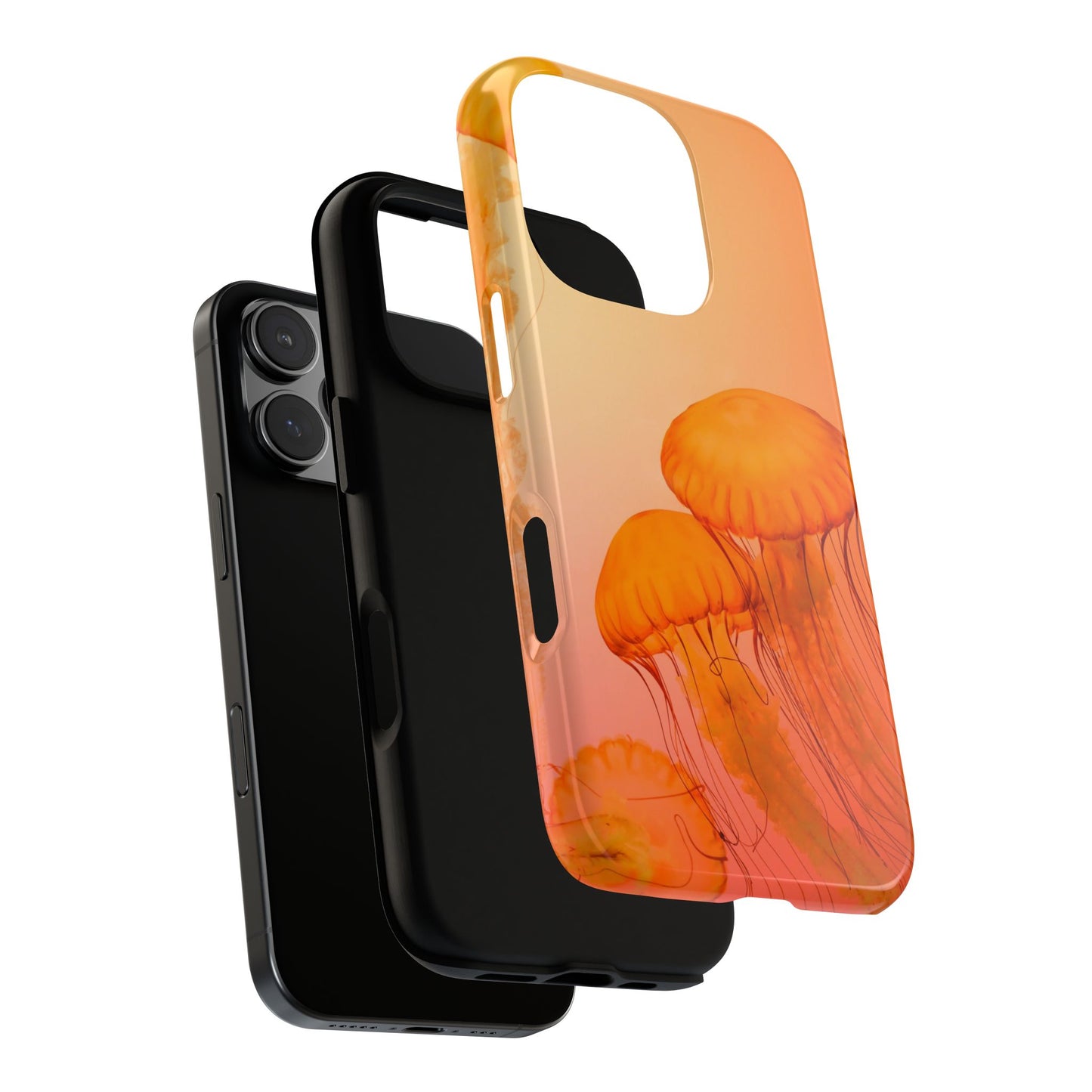 iPhone 16 series phone Case - Tough Cases with Stunning orange Design