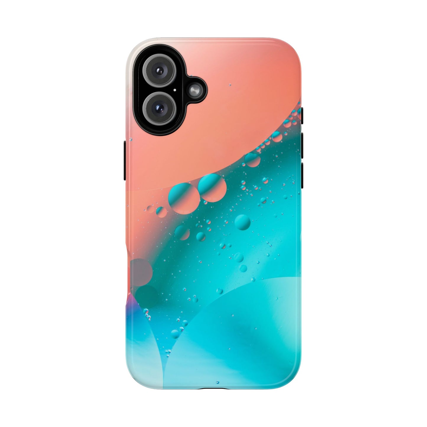 iPhone 16 series Tough Phone Case - Bubble Design for Stylish Protection