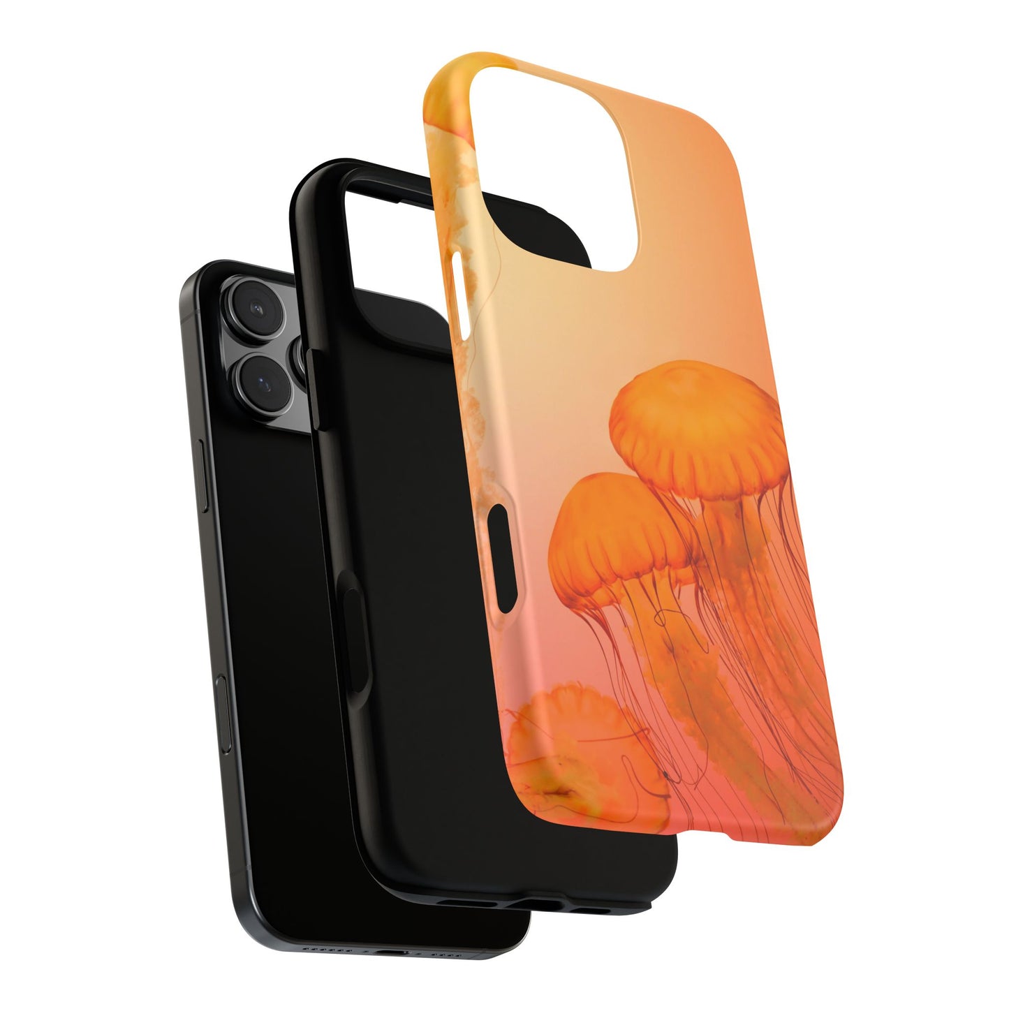 iPhone 16 series phone Case - Tough Cases with Stunning orange Design