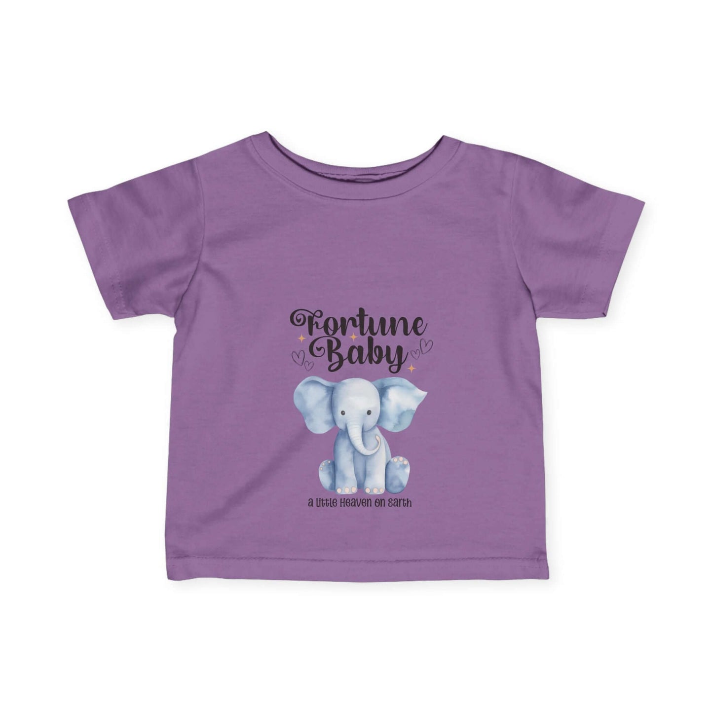Baby Infant/Toddler Fine Jersey Tee - Adorable Elephant Design for Newborns/Kids