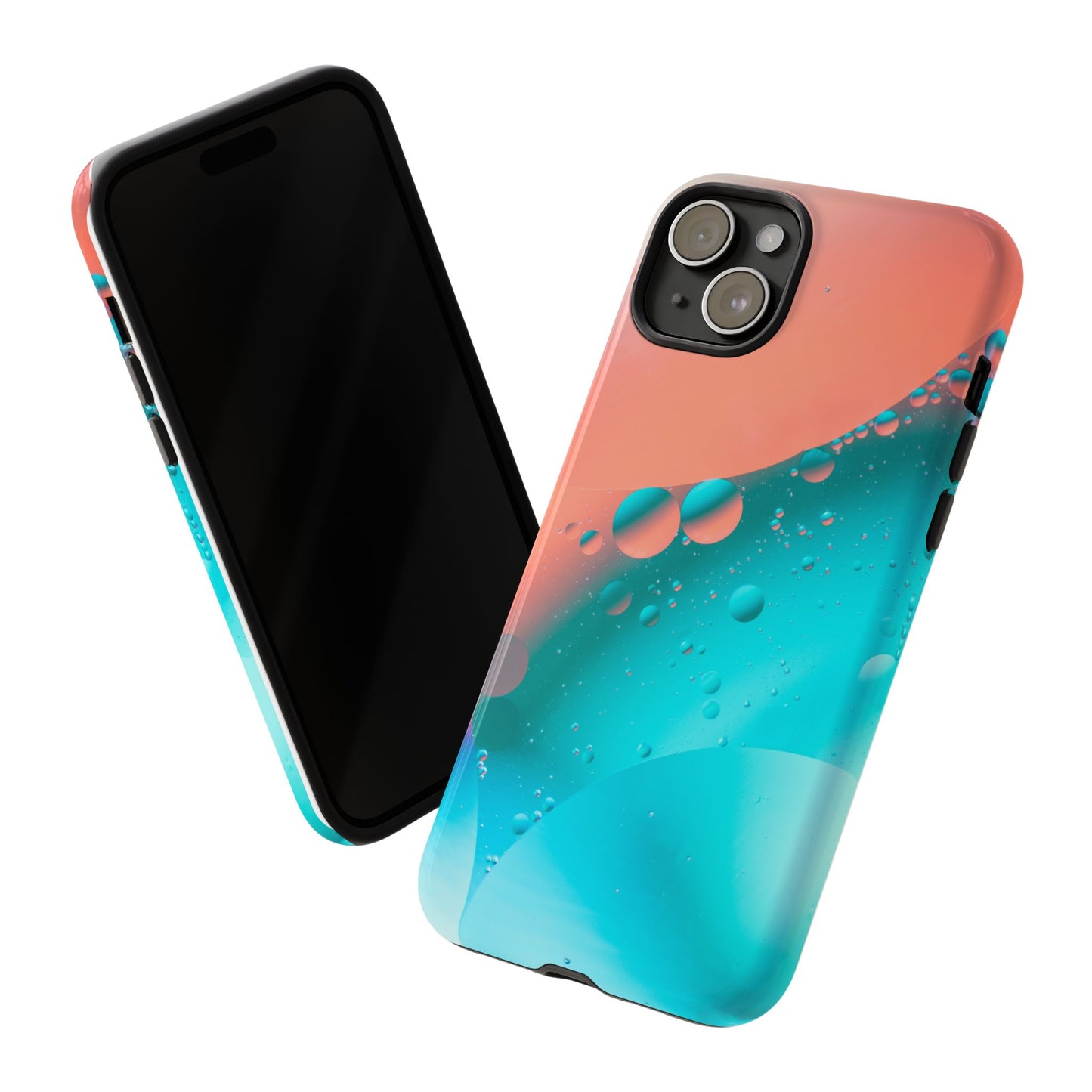 IPhone 15 series Tough Phone Case - Bubble Design for Stylish Protection