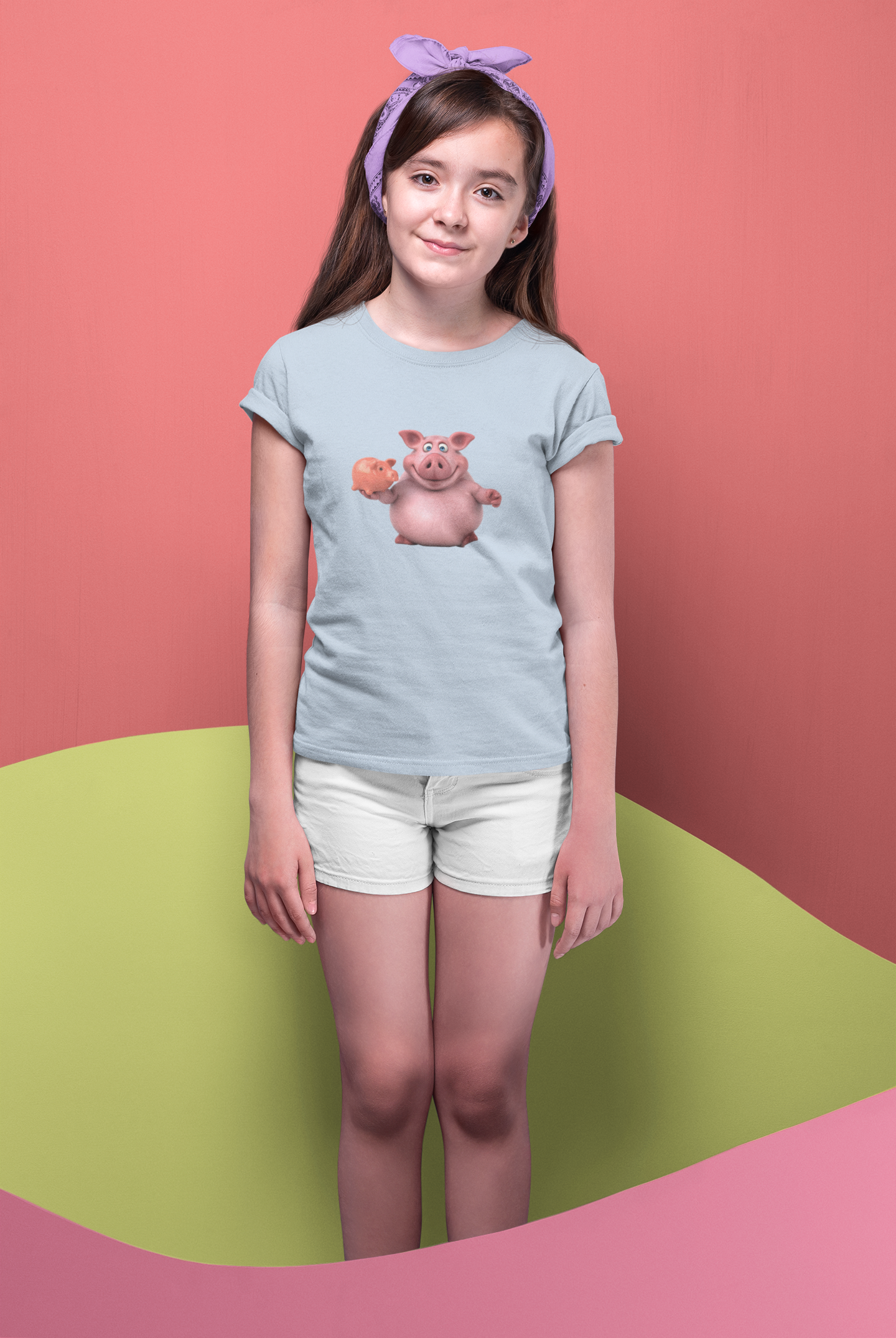 Cute Piggy Kids Tee - Fun & Playful Cotton T-Shirt