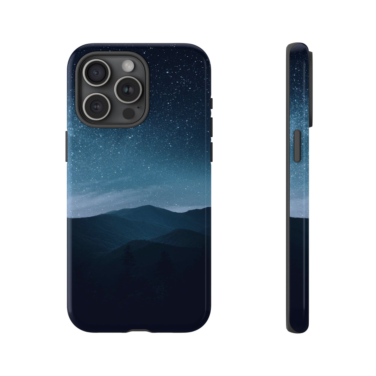 iPhone 15 series Tough Phone Case -Stunning blue nature design