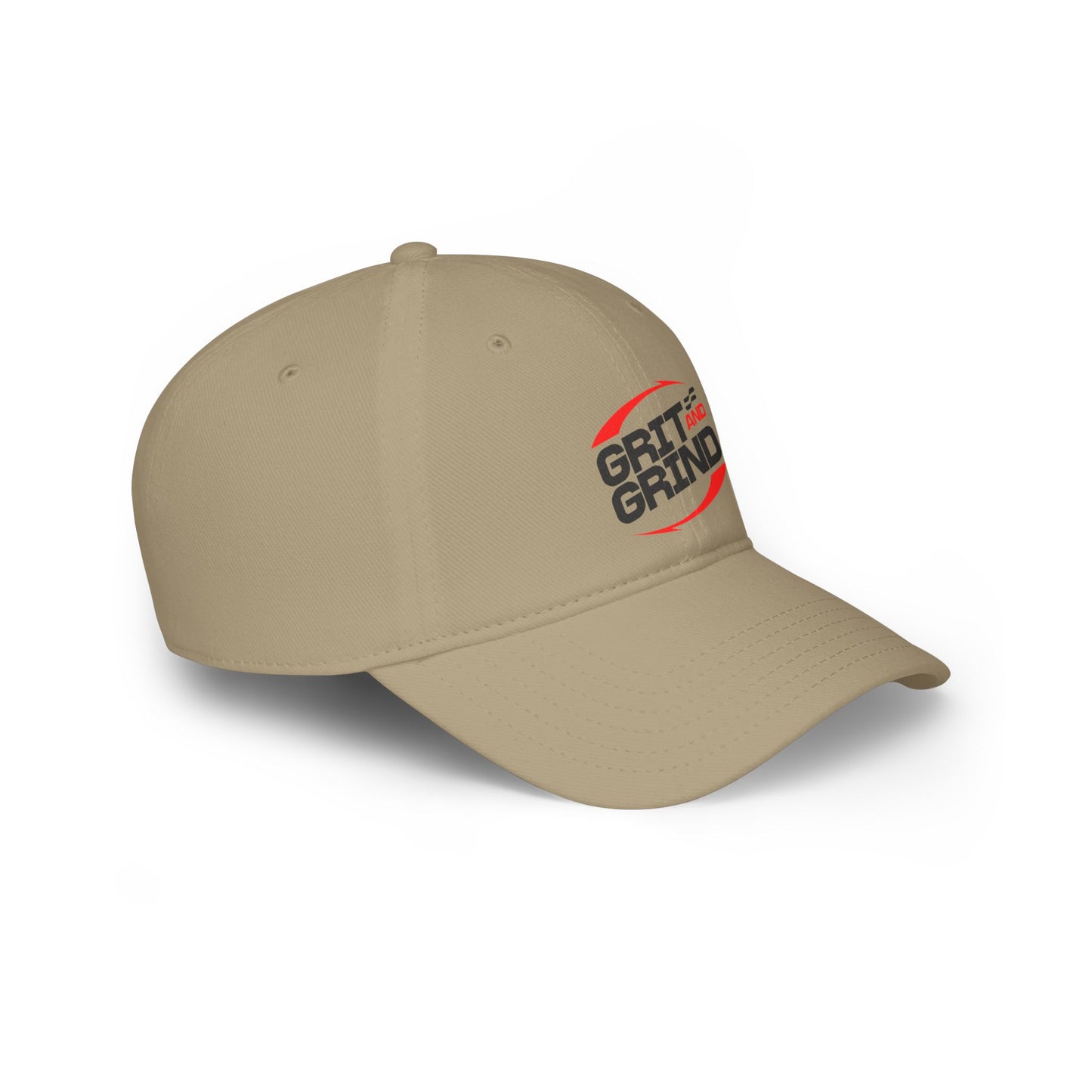 Motivation Grit & Grind Baseball Fan Low Profile Cap - Unisex Stylish and Comfortable Hat for Sports/gym Lovers