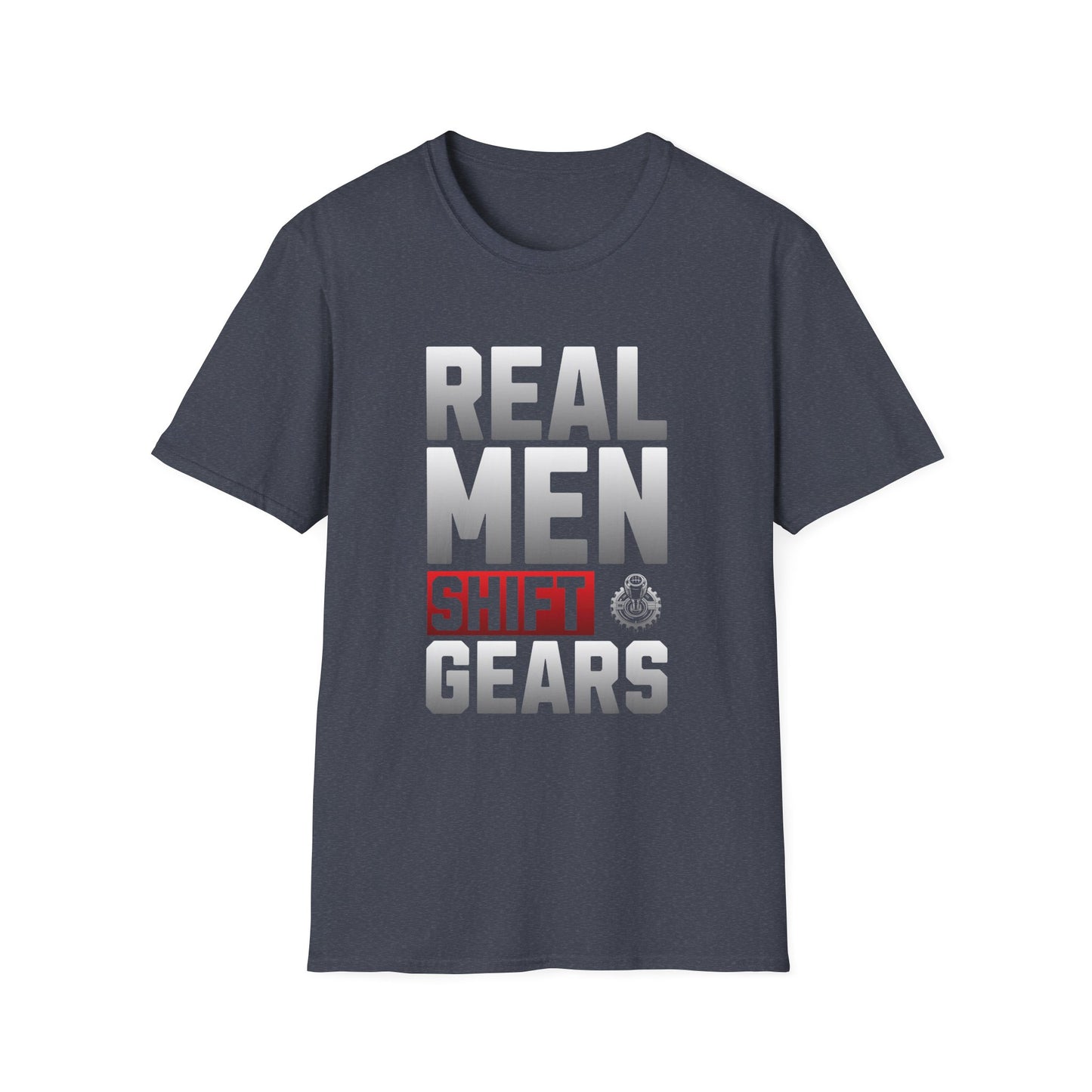 Real Men Unisex Softstyle T-Shirt – Auto adventure Tee