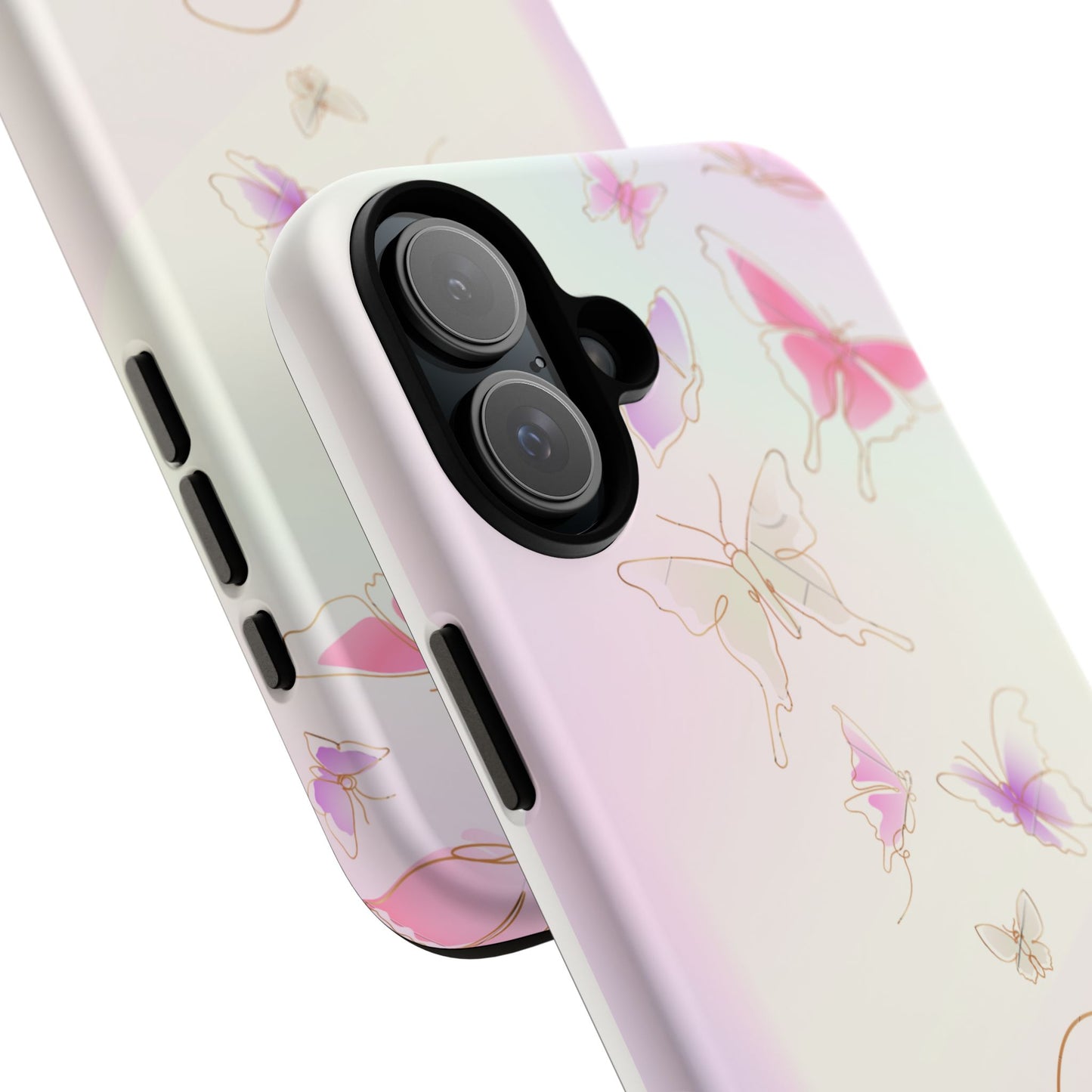 iPhone 16 series phone Case - Tough Cases with Stunning Butterfly Design