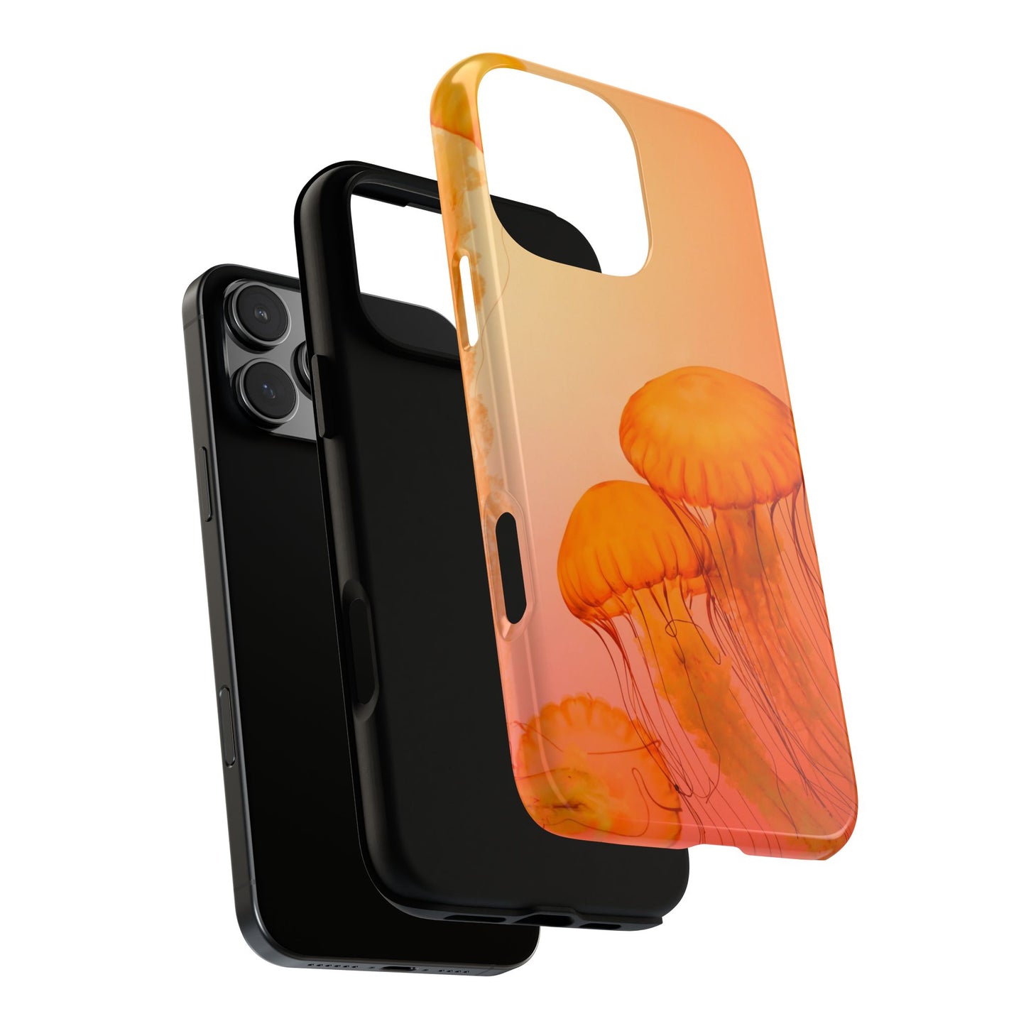 iPhone 16 series phone Case - Tough Cases with Stunning orange Design