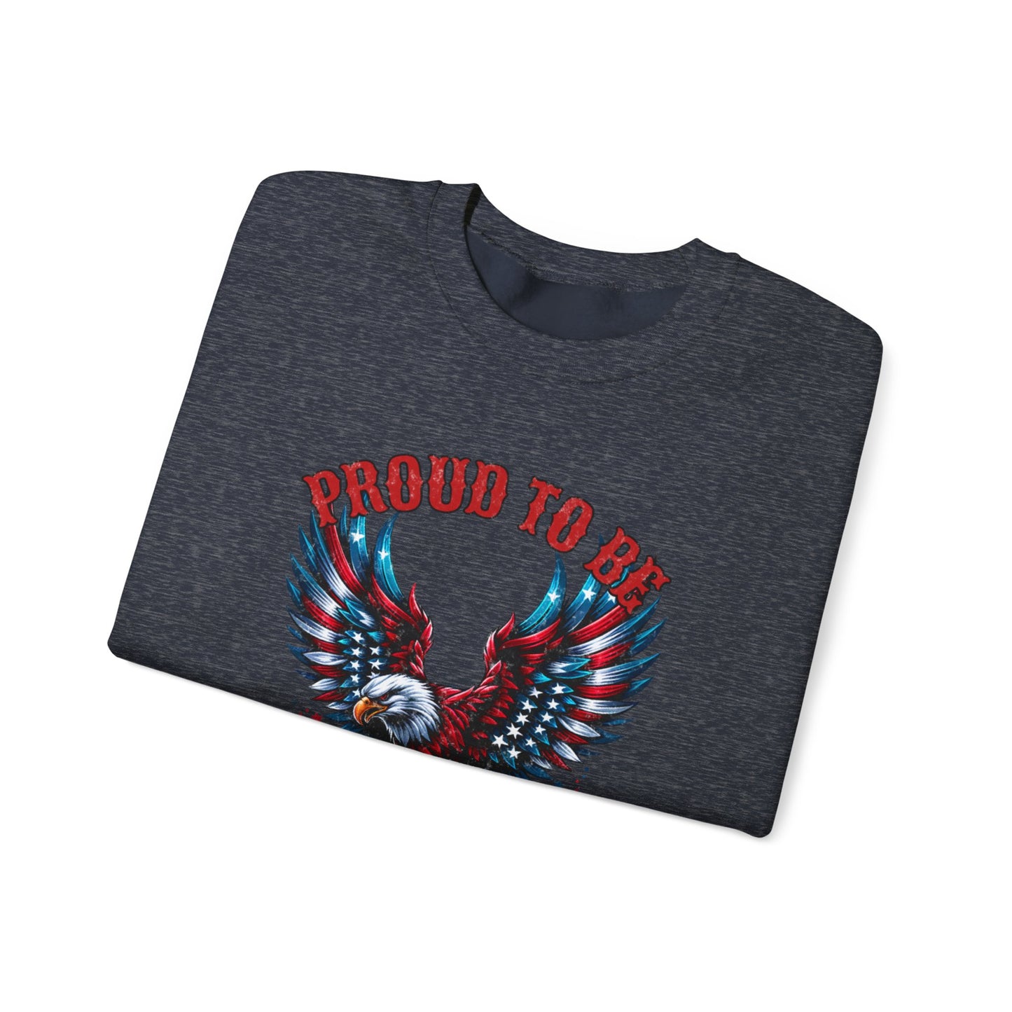 Proud American -Unisex Crewneck Sweatshirt -
