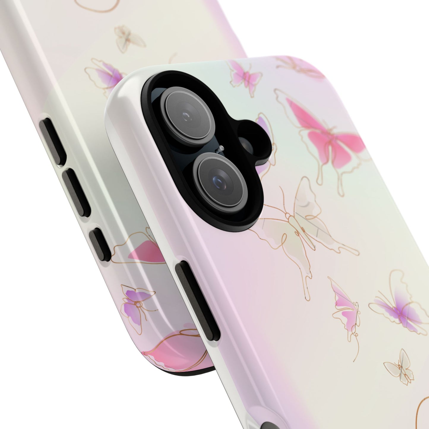 iPhone 16 series phone Case - Tough Cases with Stunning Butterfly Design
