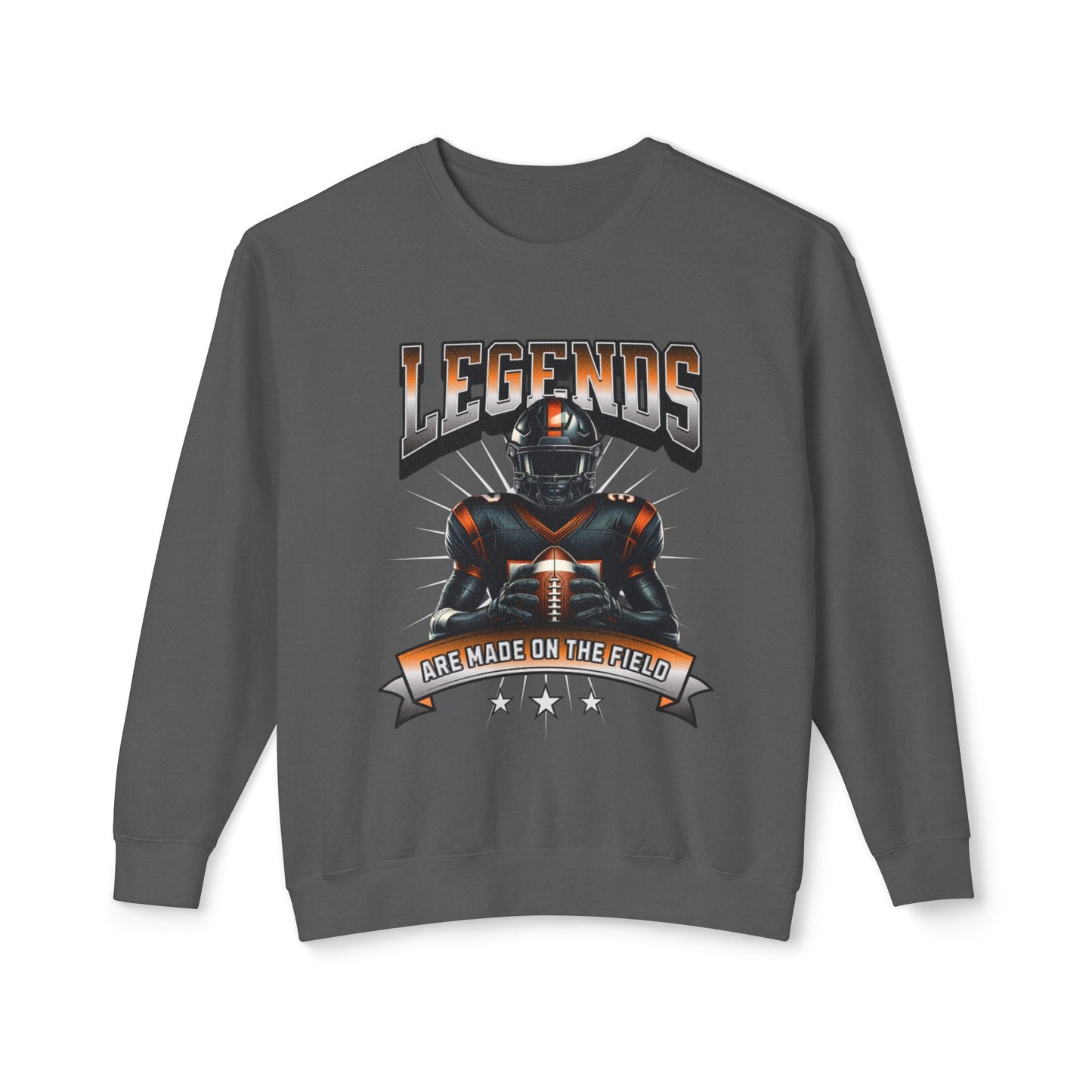Baseball Legends Made on the Field :Unisex Lightweight Crewneck Sweatshirt