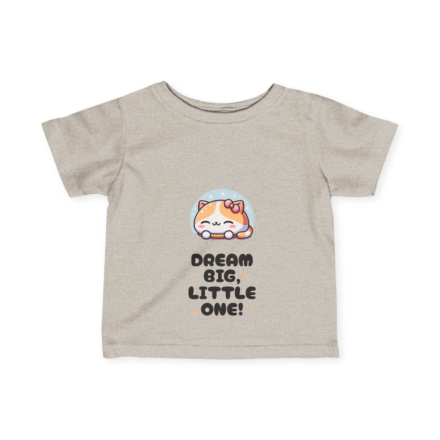 Baby Infant/Toddler Fine Jersey Tee - Dream big design for Newborns/Kids