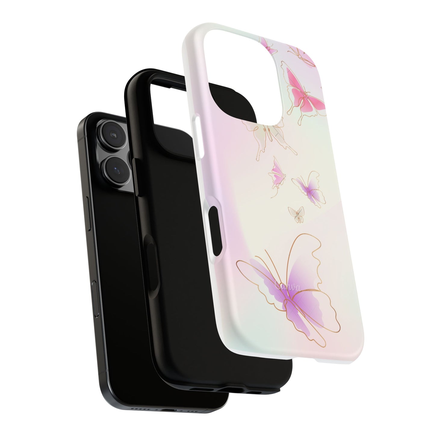 iPhone 16 series phone Case - Tough Cases with Stunning Butterfly Design