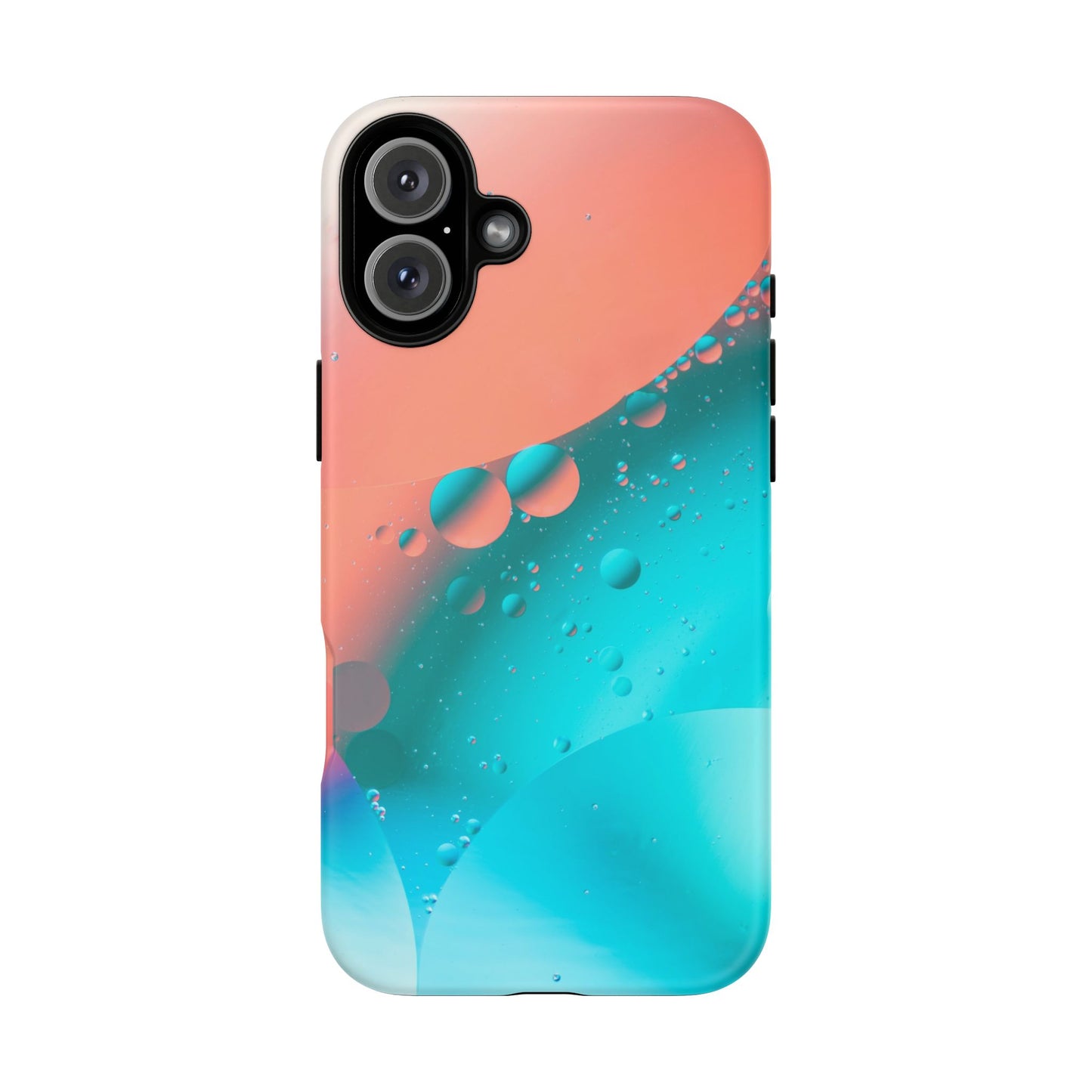 iPhone 16 series Tough Phone Case - Bubble Design for Stylish Protection