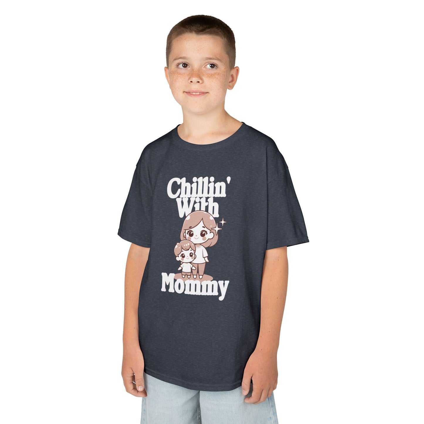 Kids Cotton T Shirt - Chilling with mommy