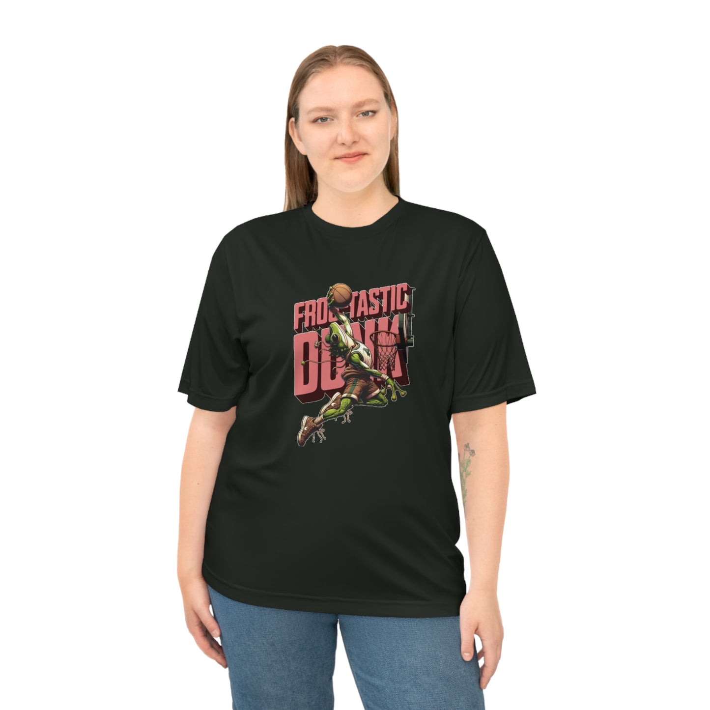 Basketball Ribbit Dunk -Performance Unisex T-Shirt for Sports Lovers