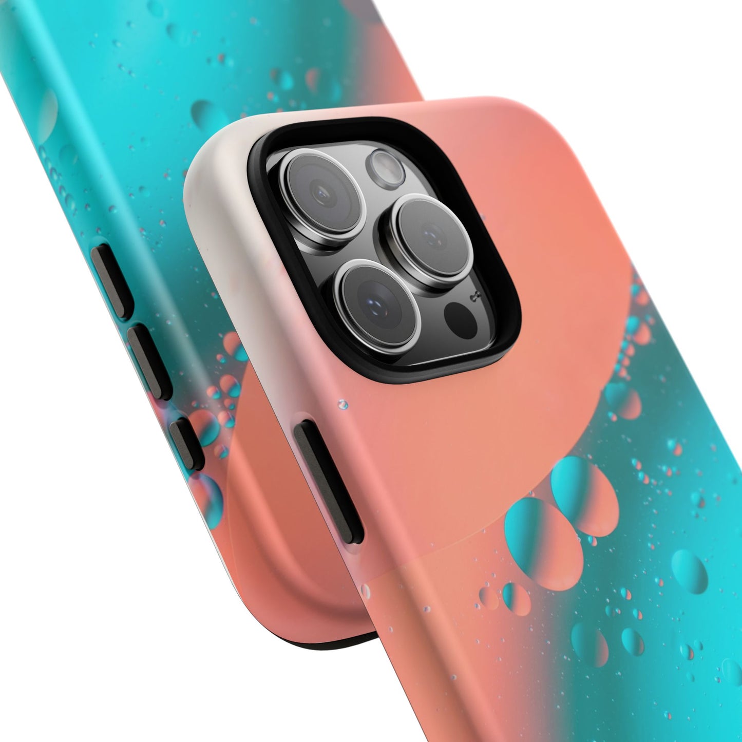 iPhone 16 series Tough Phone Case - Bubble Design for Stylish Protection