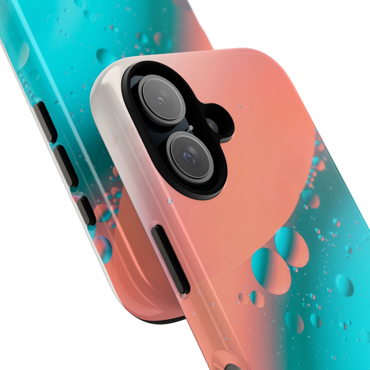 iPhone 16 series Tough Phone Case - Bubble Design for Stylish Protection