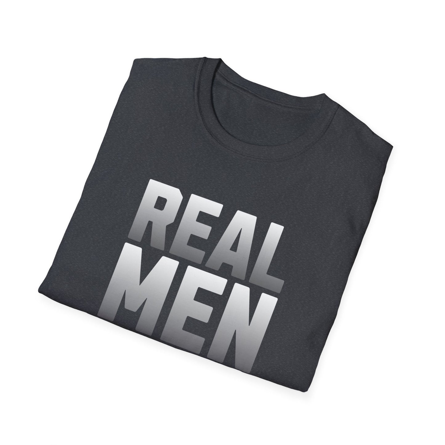 Real Men Unisex Softstyle T-Shirt – Auto adventure Tee