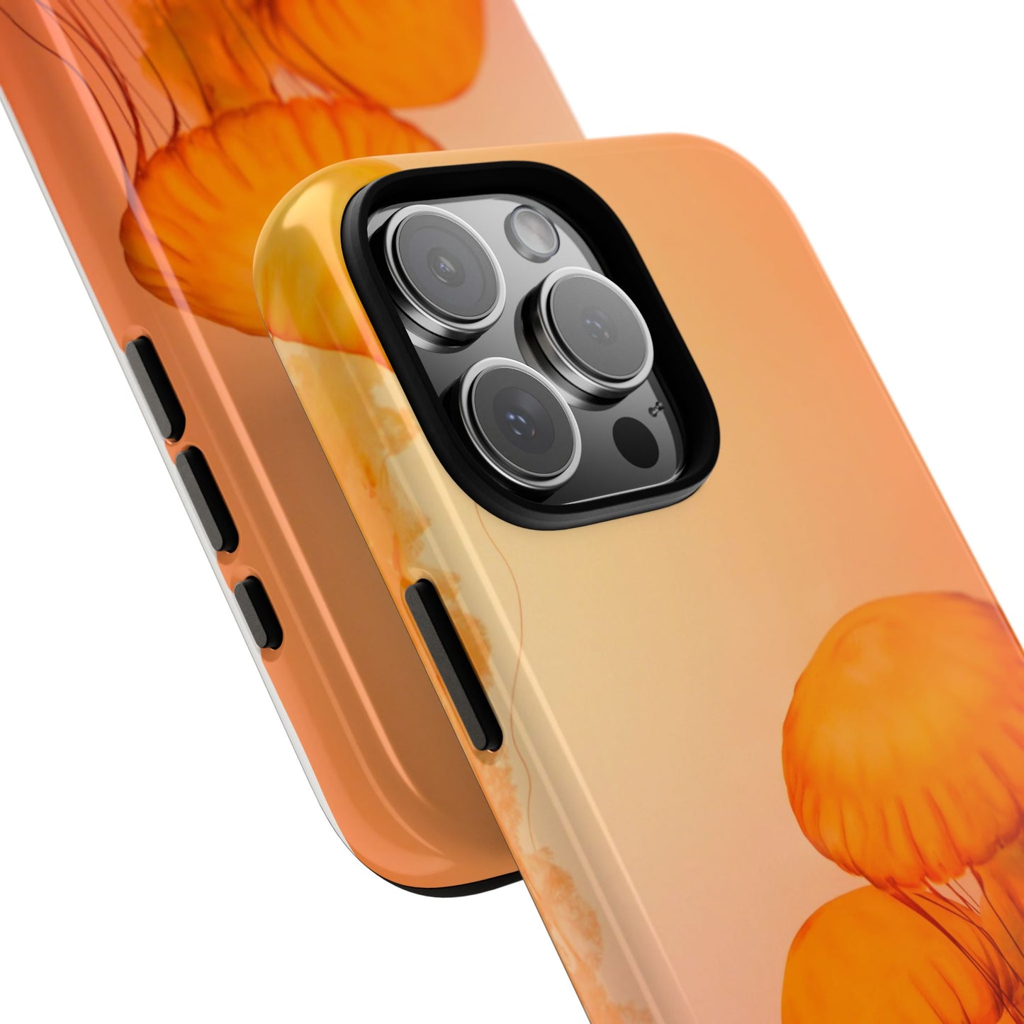 iPhone 16 series phone Case - Tough Cases with Stunning orange Design