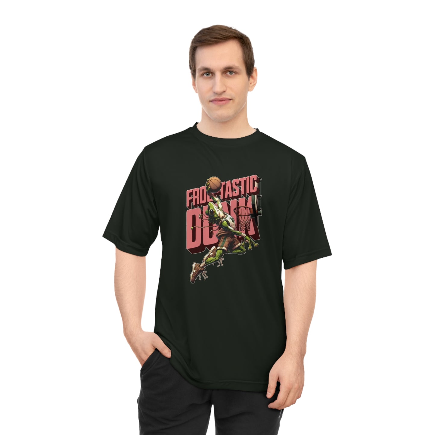 Basketball Ribbit Dunk -Performance Unisex T-Shirt for Sports Lovers