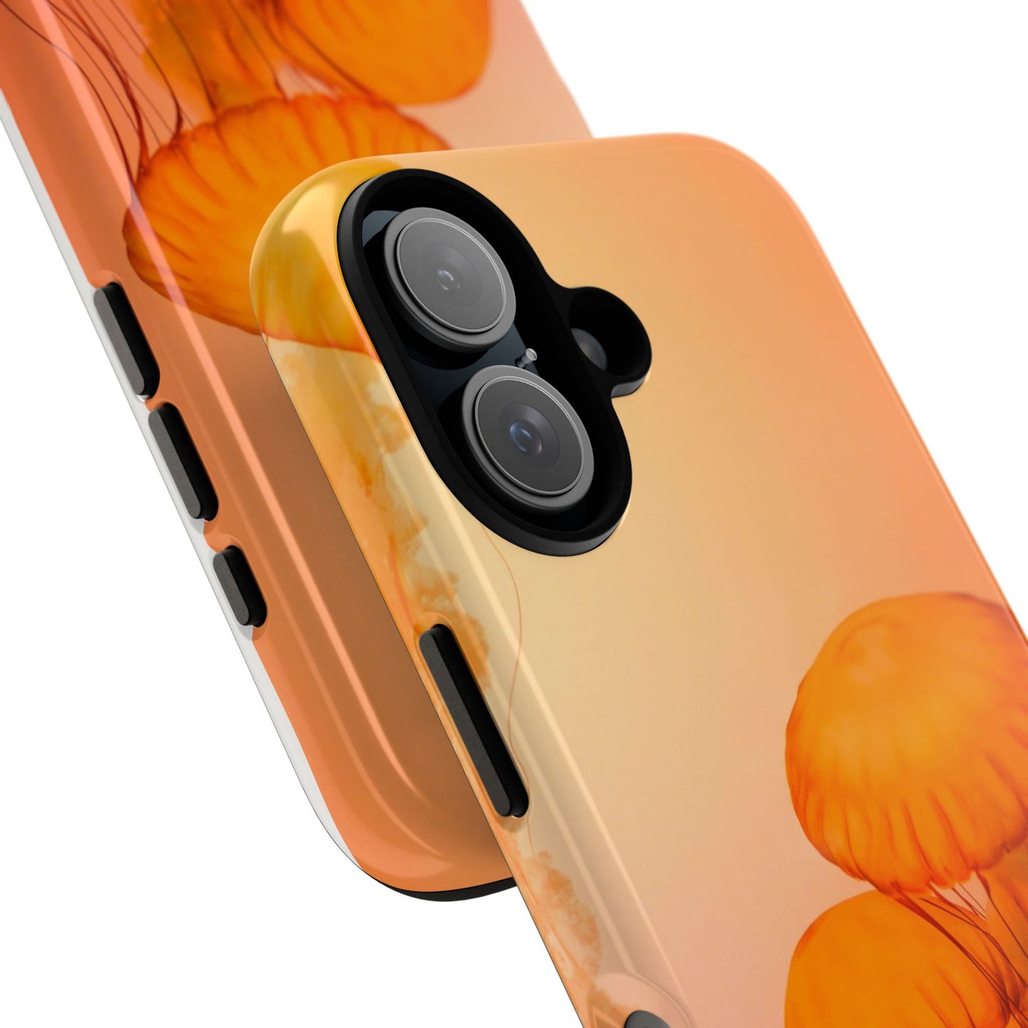iPhone 16 series phone Case - Tough Cases with Stunning orange Design