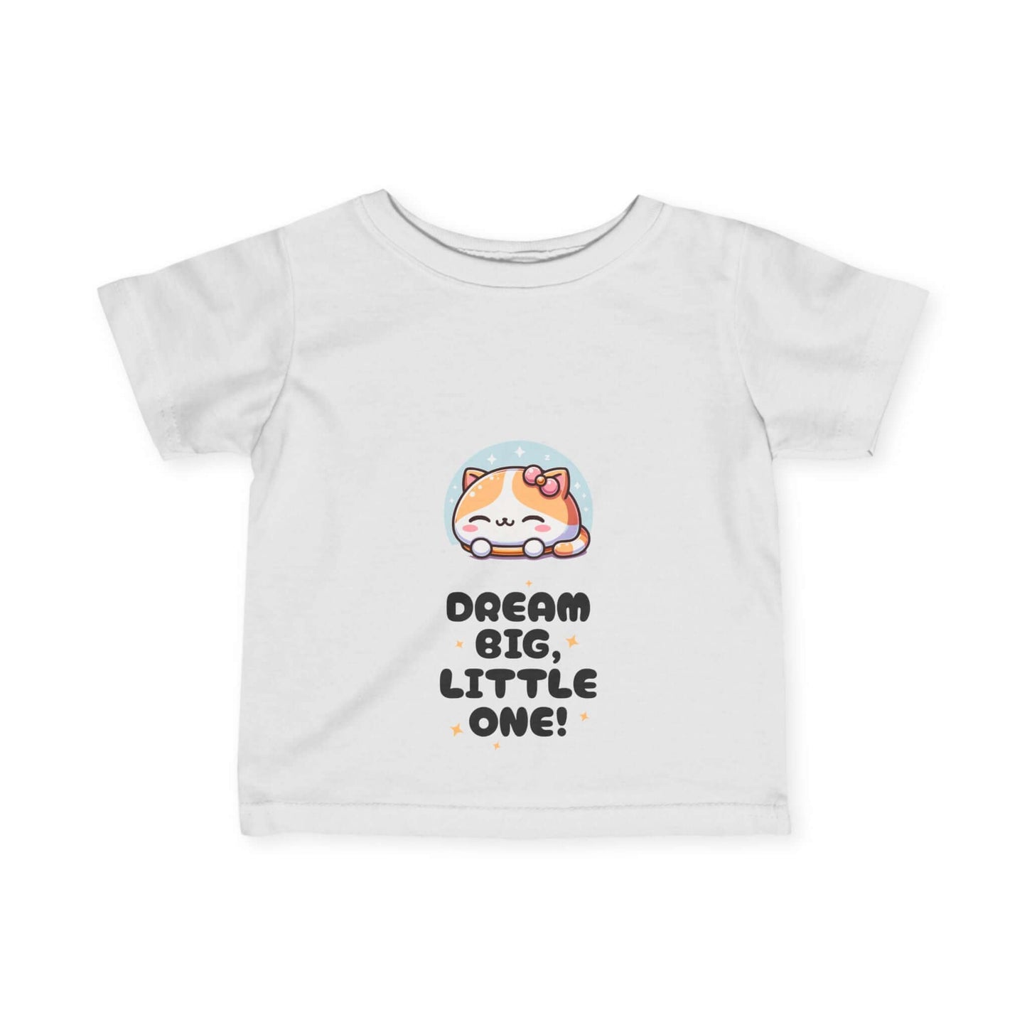 Baby Infant/Toddler Fine Jersey Tee - Dream big design for Newborns/Kids