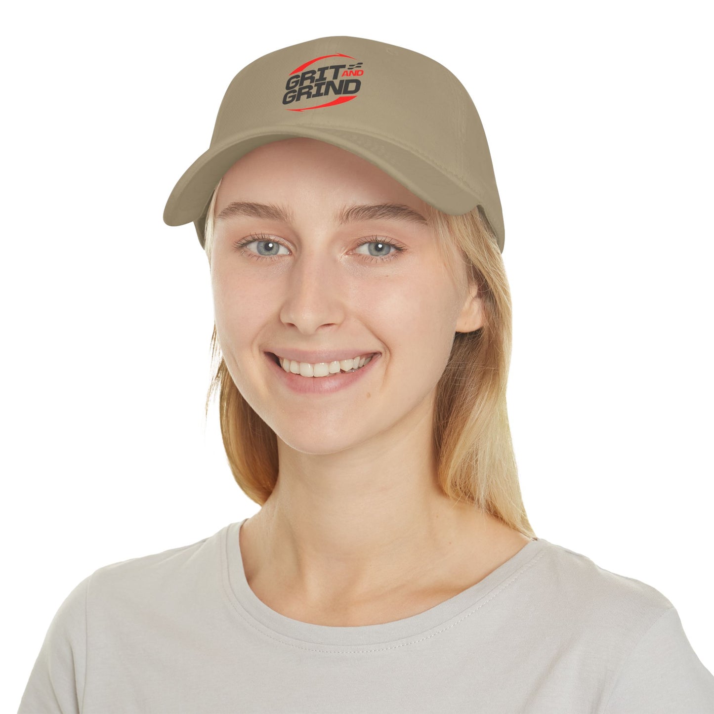Motivation Grit & Grind Baseball Fan Low Profile Cap - Unisex Stylish and Comfortable Hat for Sports/gym Lovers