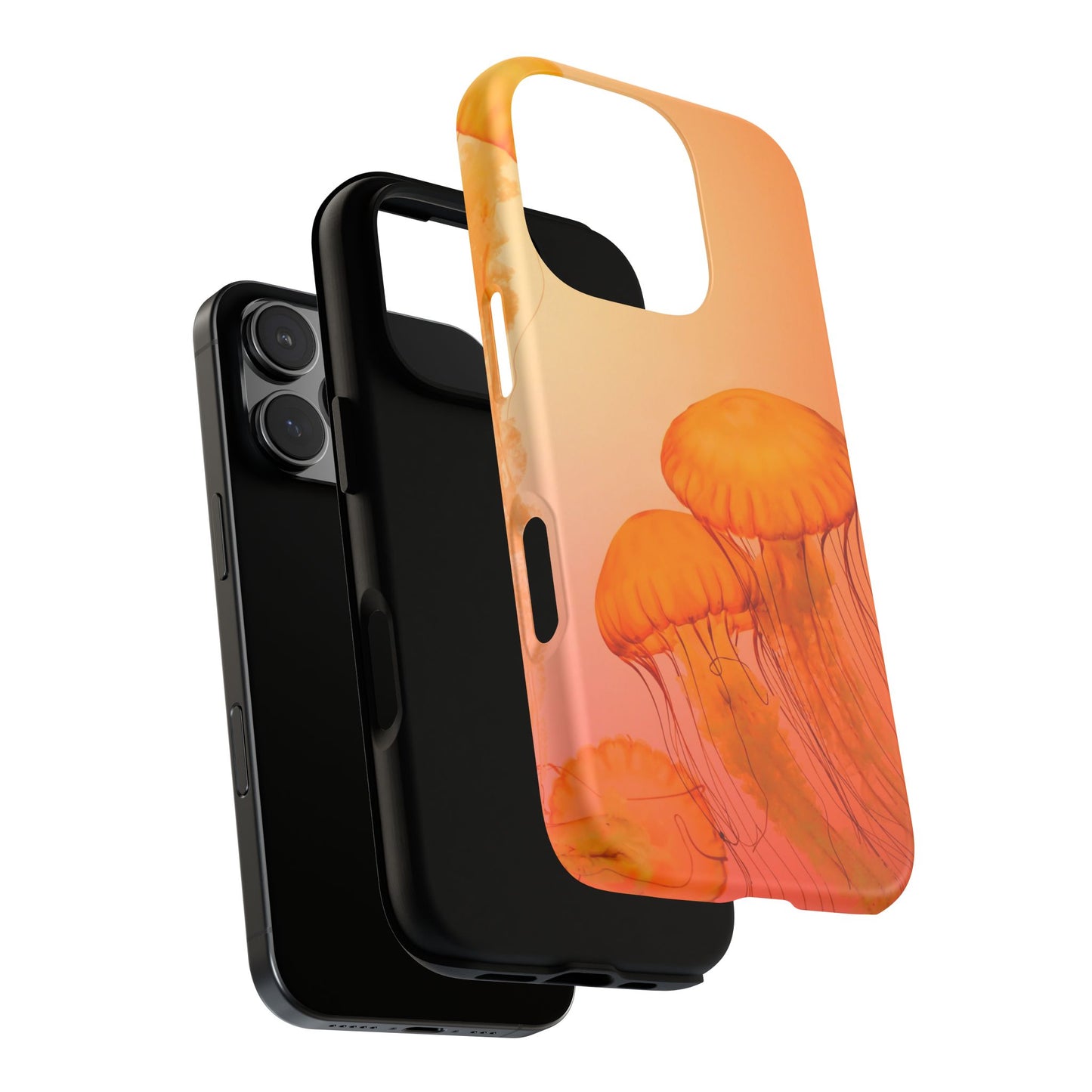 iPhone 16 series phone Case - Tough Cases with Stunning orange Design
