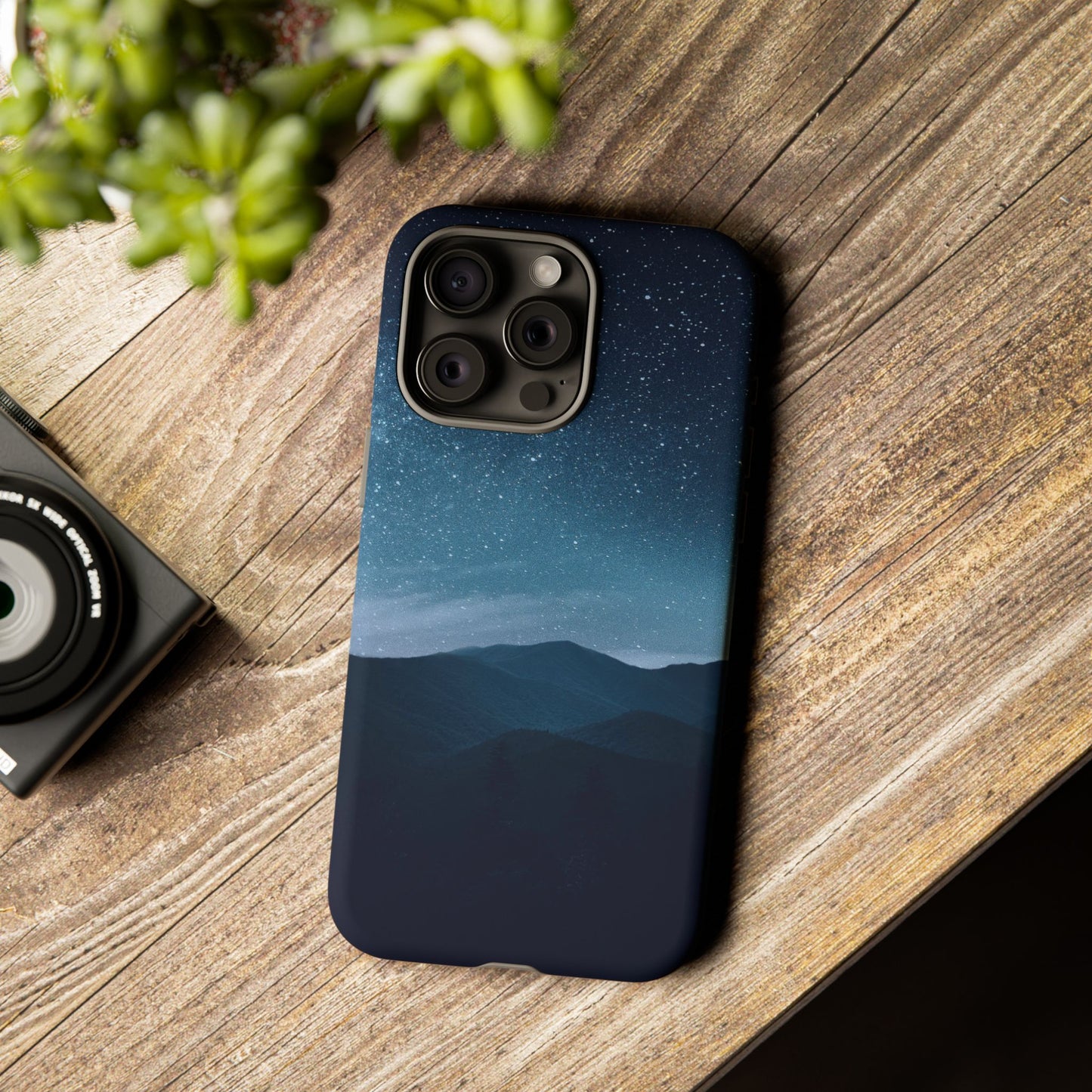 iPhone 15 series Tough Phone Case -Stunning blue nature design
