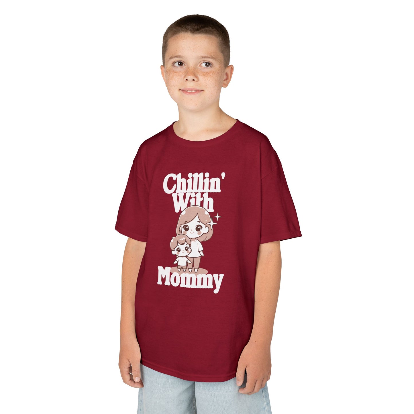 Kids Cotton T Shirt - Chilling with mommy