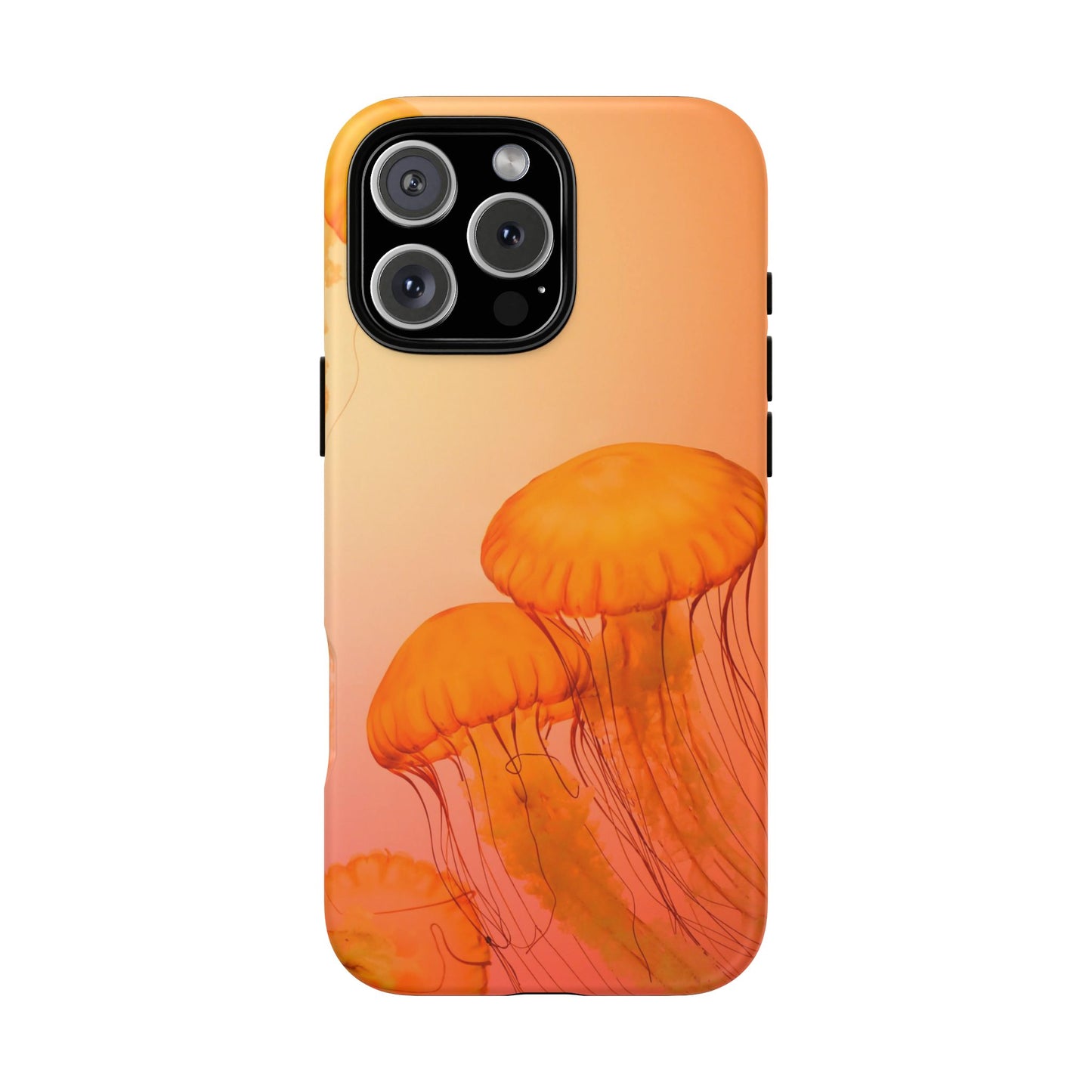 iPhone 16 series phone Case - Tough Cases with Stunning orange Design