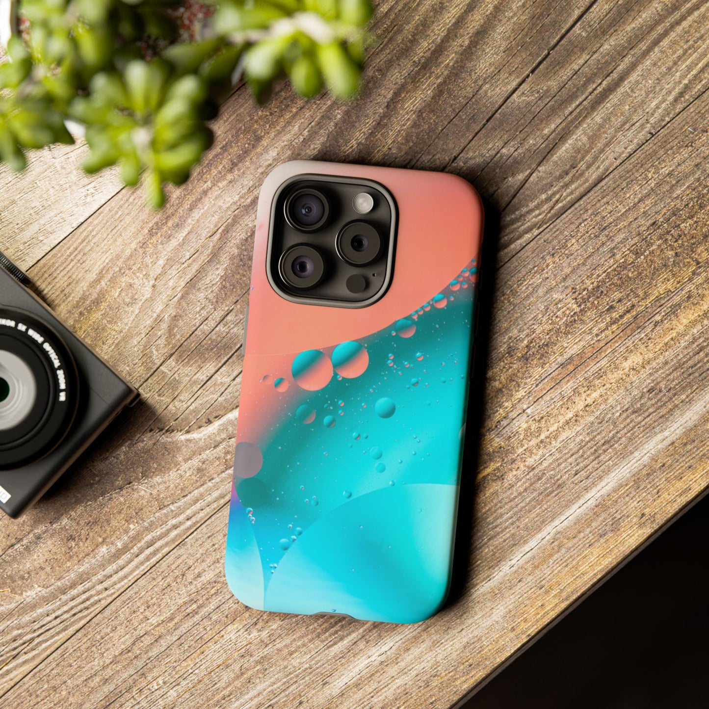 IPhone 15 series Tough Phone Case - Bubble Design for Stylish Protection