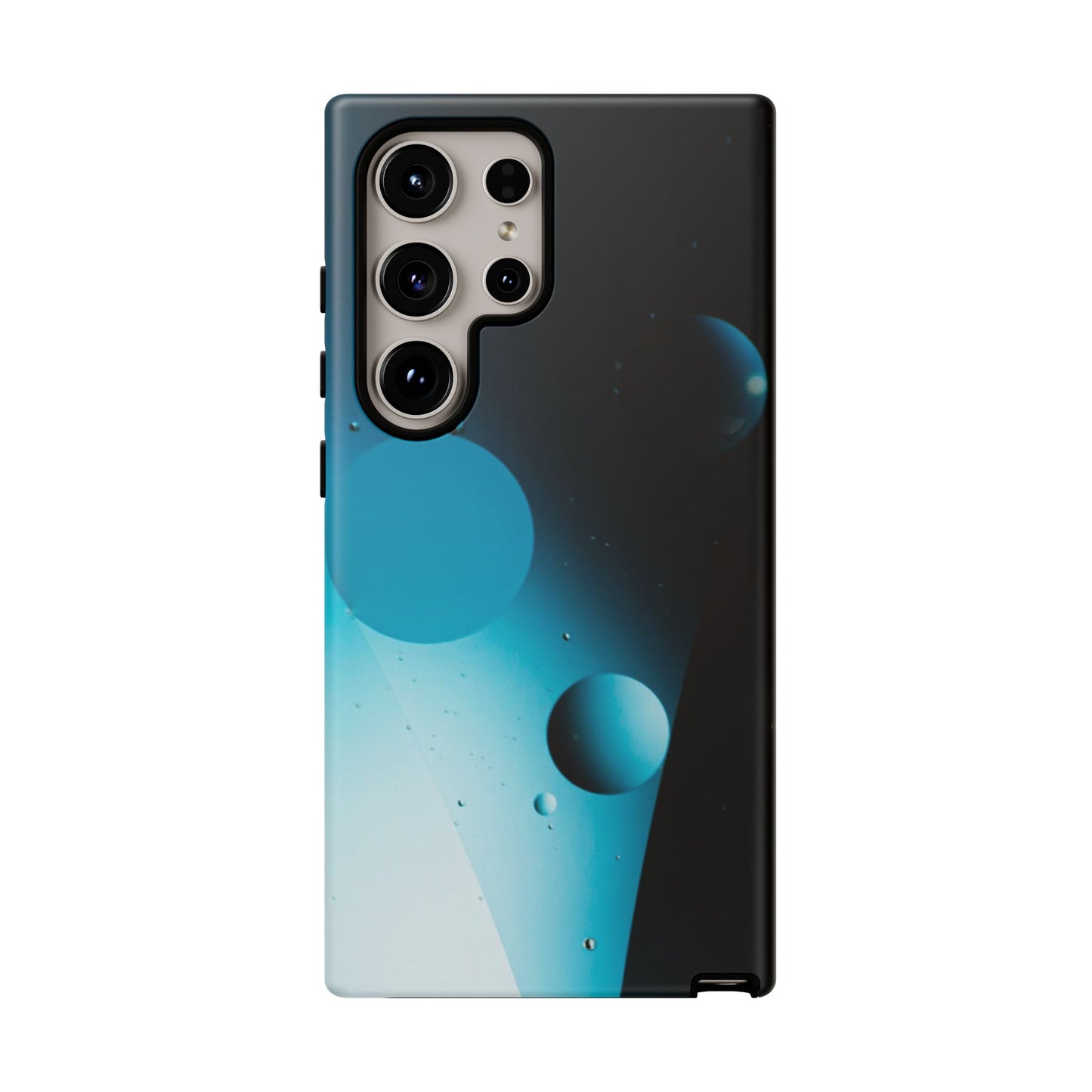 Samsung S24 series Tough Phone Cases - Blue bubbles