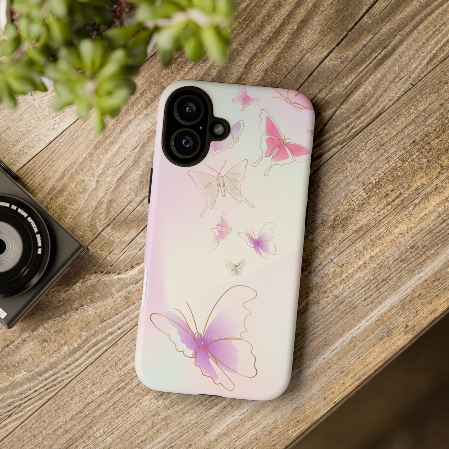 iPhone 16 series phone Case - Tough Cases with Stunning Butterfly Design