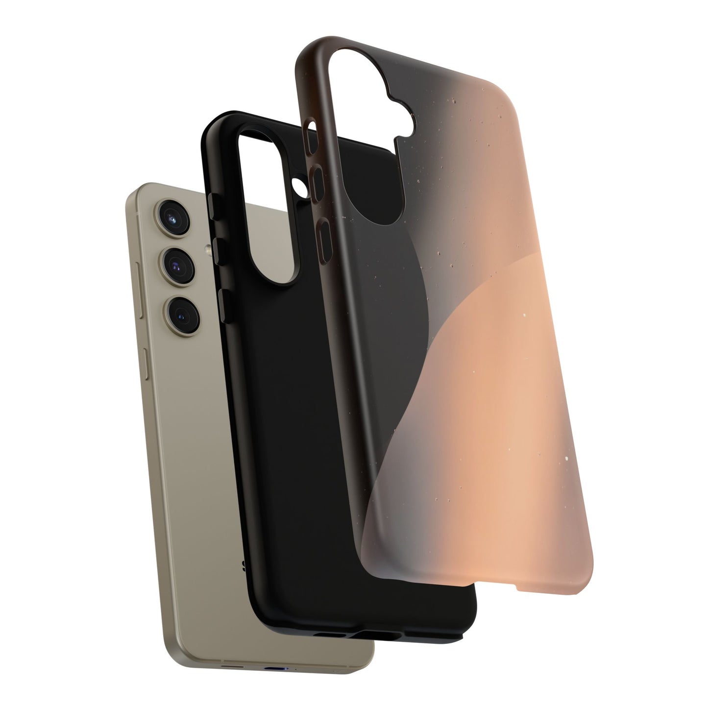 Samsung S24 series Tough Phone Cases - Elegant Pink black