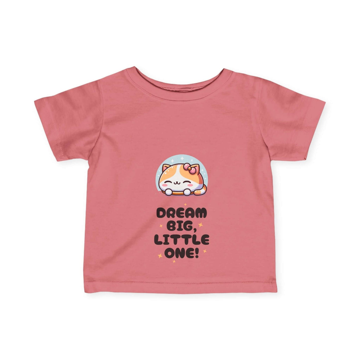 Baby Infant/Toddler Fine Jersey Tee - Dream big design for Newborns/Kids