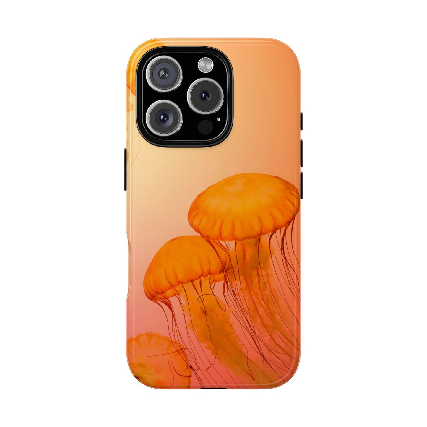 iPhone 16 series phone Case - Tough Cases with Stunning orange Design