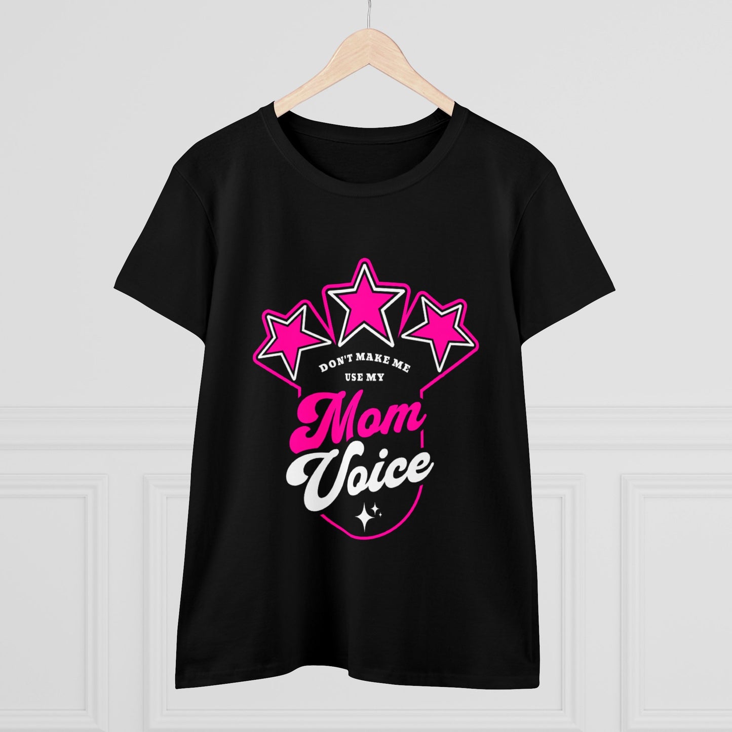 Mom Voice Women's Midweight Cotton Tee - Perfect for Mother
