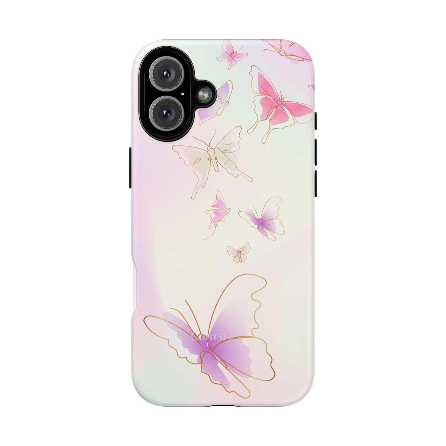 iPhone 16 series phone Case - Tough Cases with Stunning Butterfly Design
