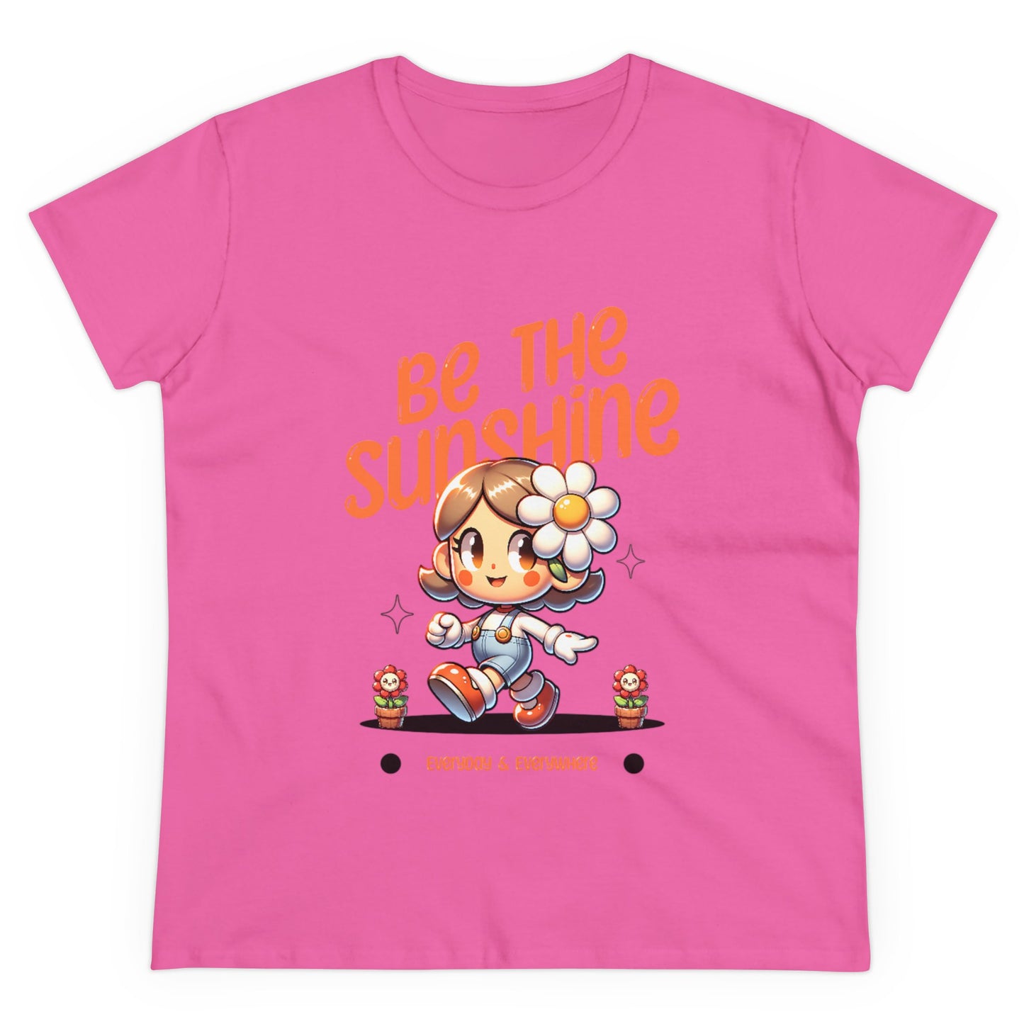 Motivation Women's Midweight Cotton Tee - Perfect for girls and women