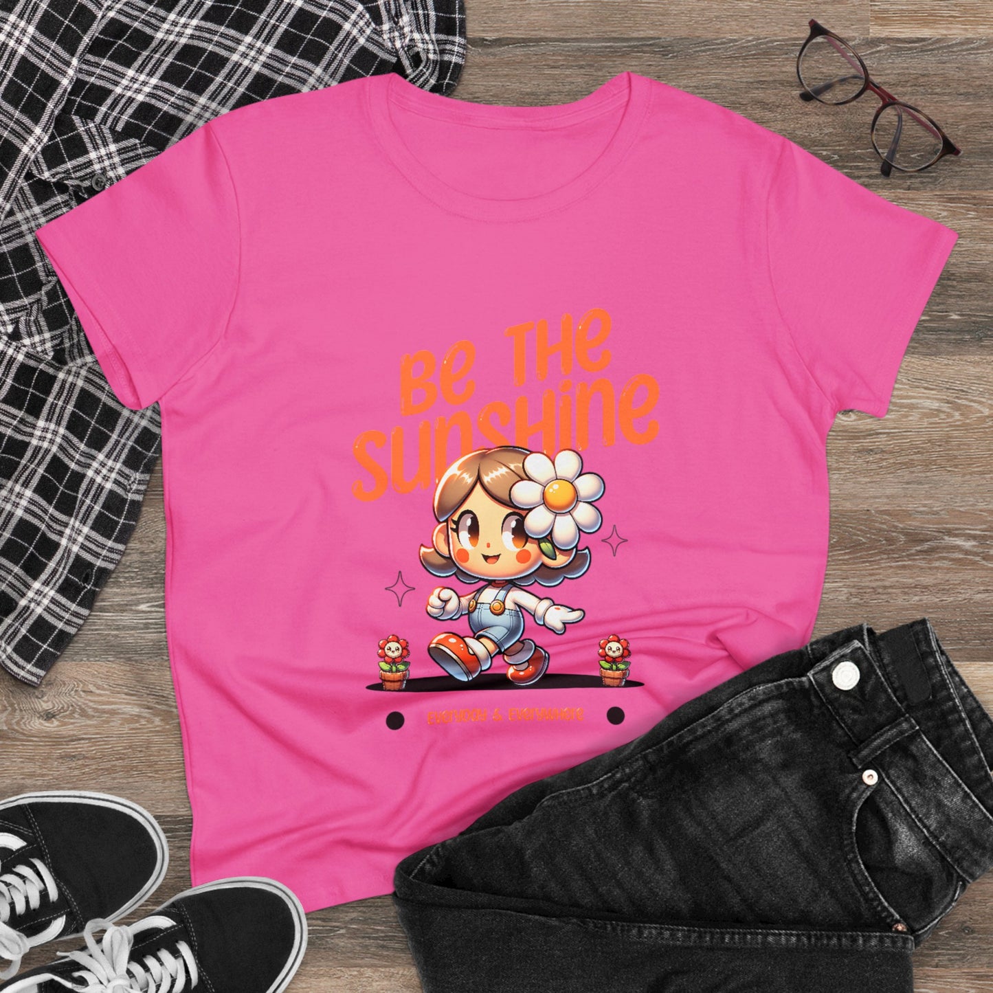 Motivation Women's Midweight Cotton Tee - Perfect for girls and women