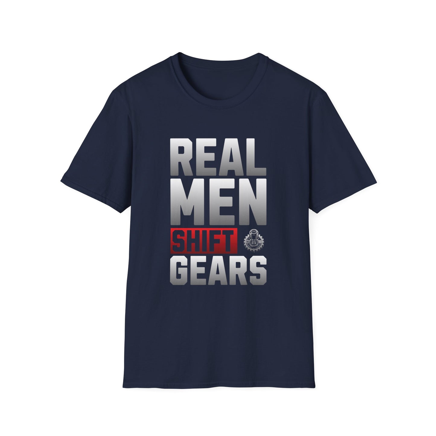 Real Men Unisex Softstyle T-Shirt – Auto adventure Tee