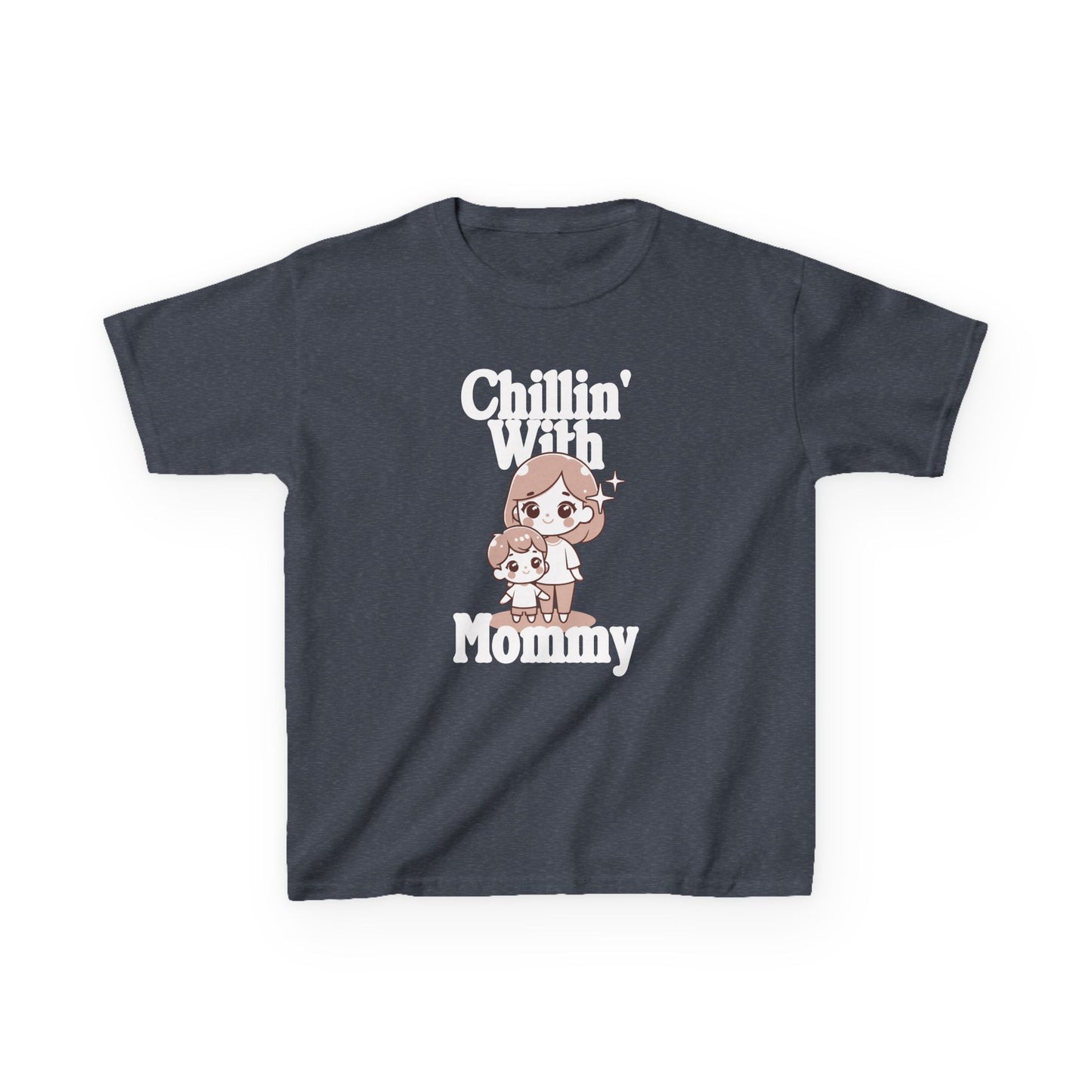 Kids Cotton T Shirt - Chilling with mommy