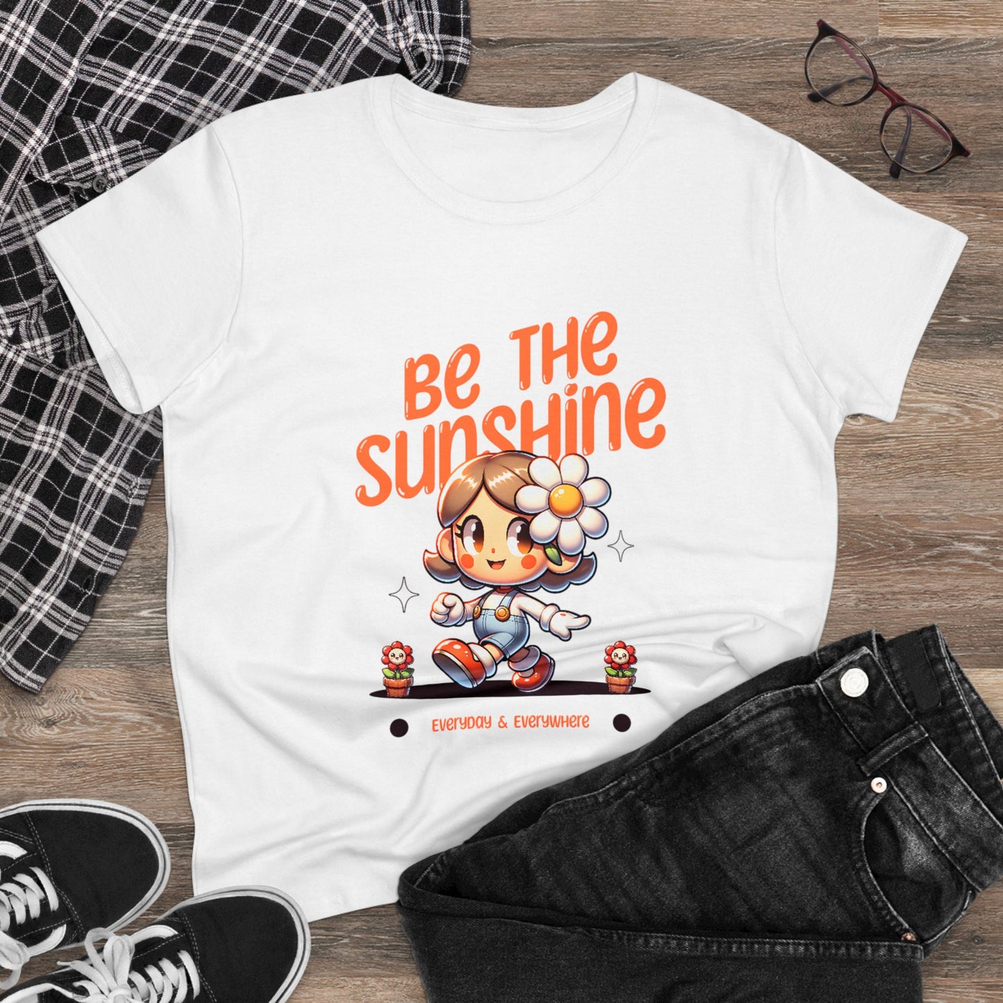 Motivation Women's Midweight Cotton Tee - Perfect for girls and women