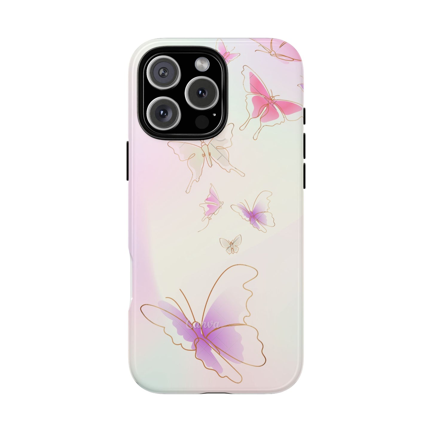 iPhone 16 series phone Case - Tough Cases with Stunning Butterfly Design