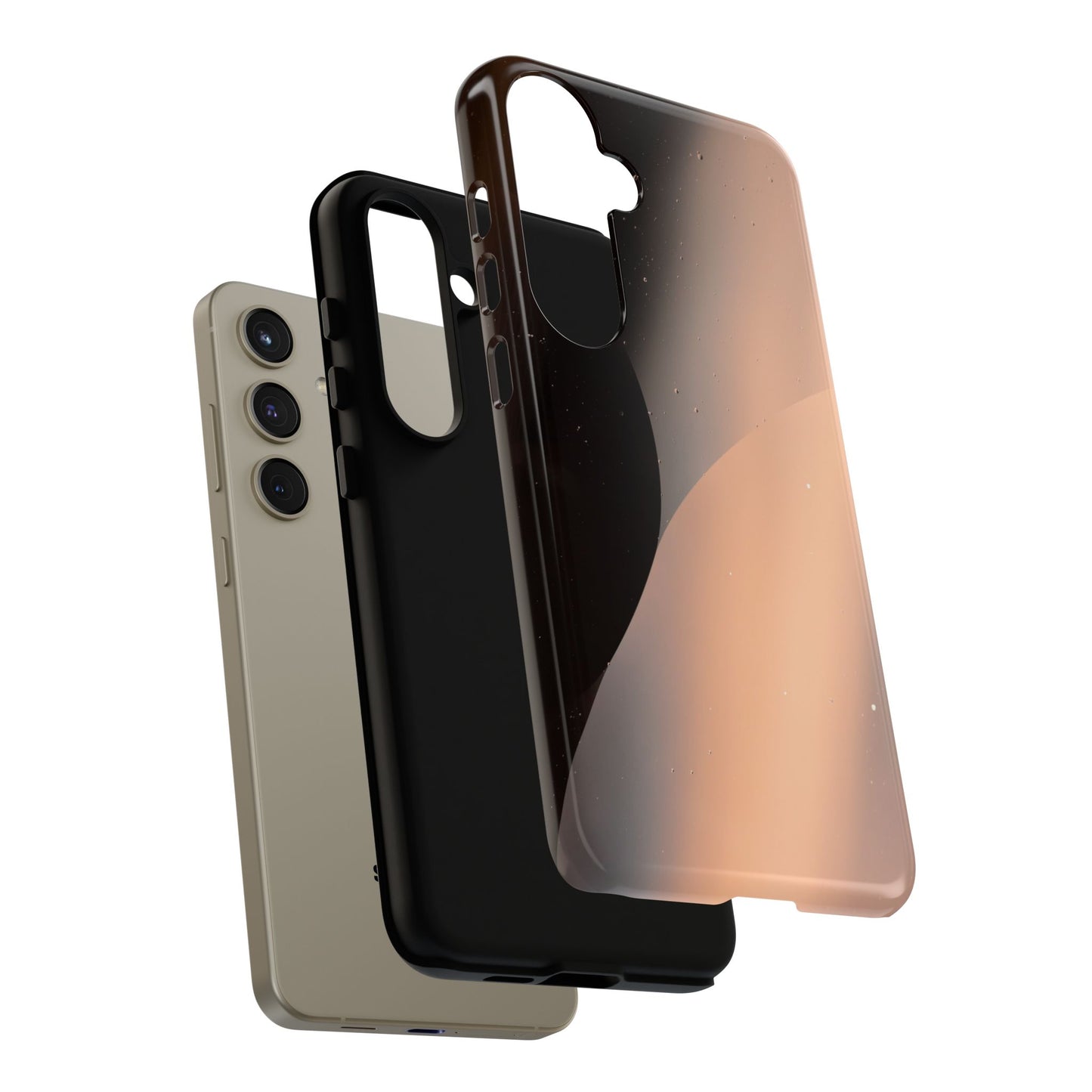 Samsung S24 series Tough Phone Cases - Elegant Pink black