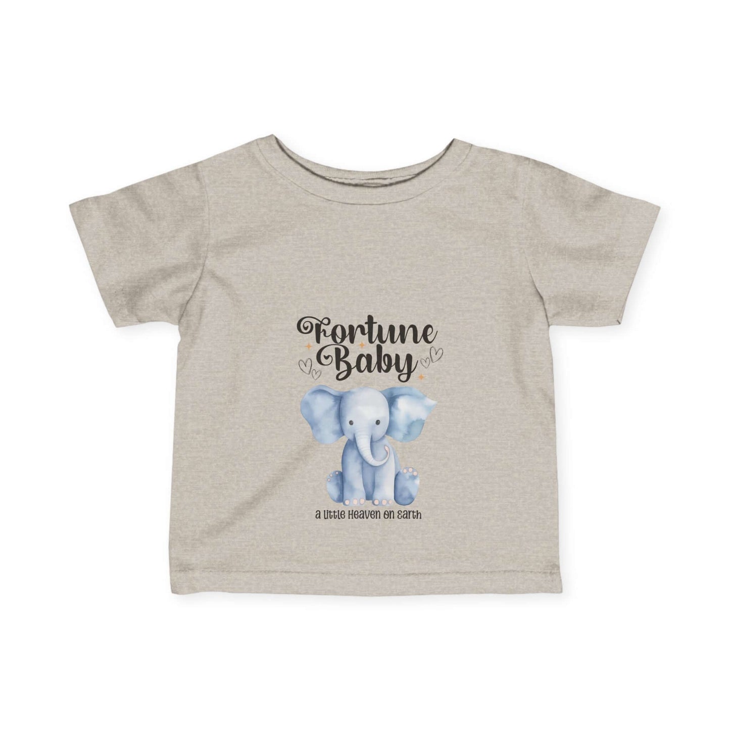 Baby Infant/Toddler Fine Jersey Tee - Adorable Elephant Design for Newborns/Kids