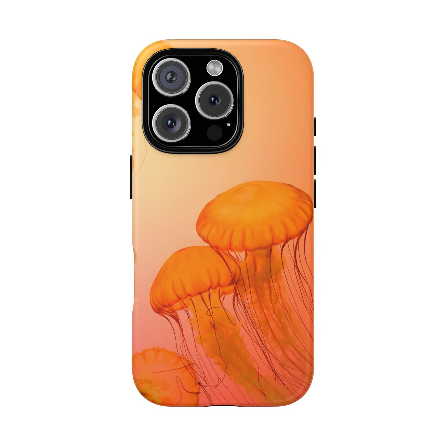 iPhone 16 series phone Case - Tough Cases with Stunning orange Design
