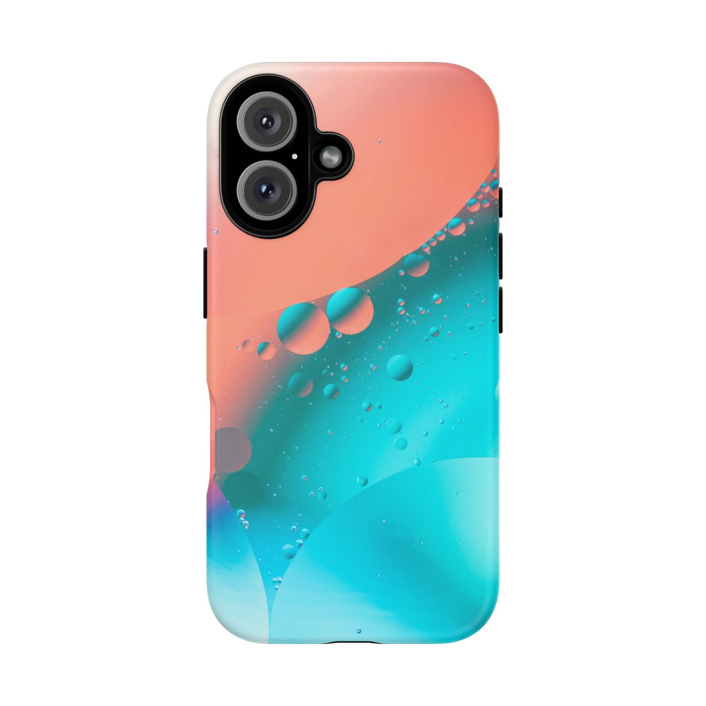 iPhone 16 series Tough Phone Case - Bubble Design for Stylish Protection