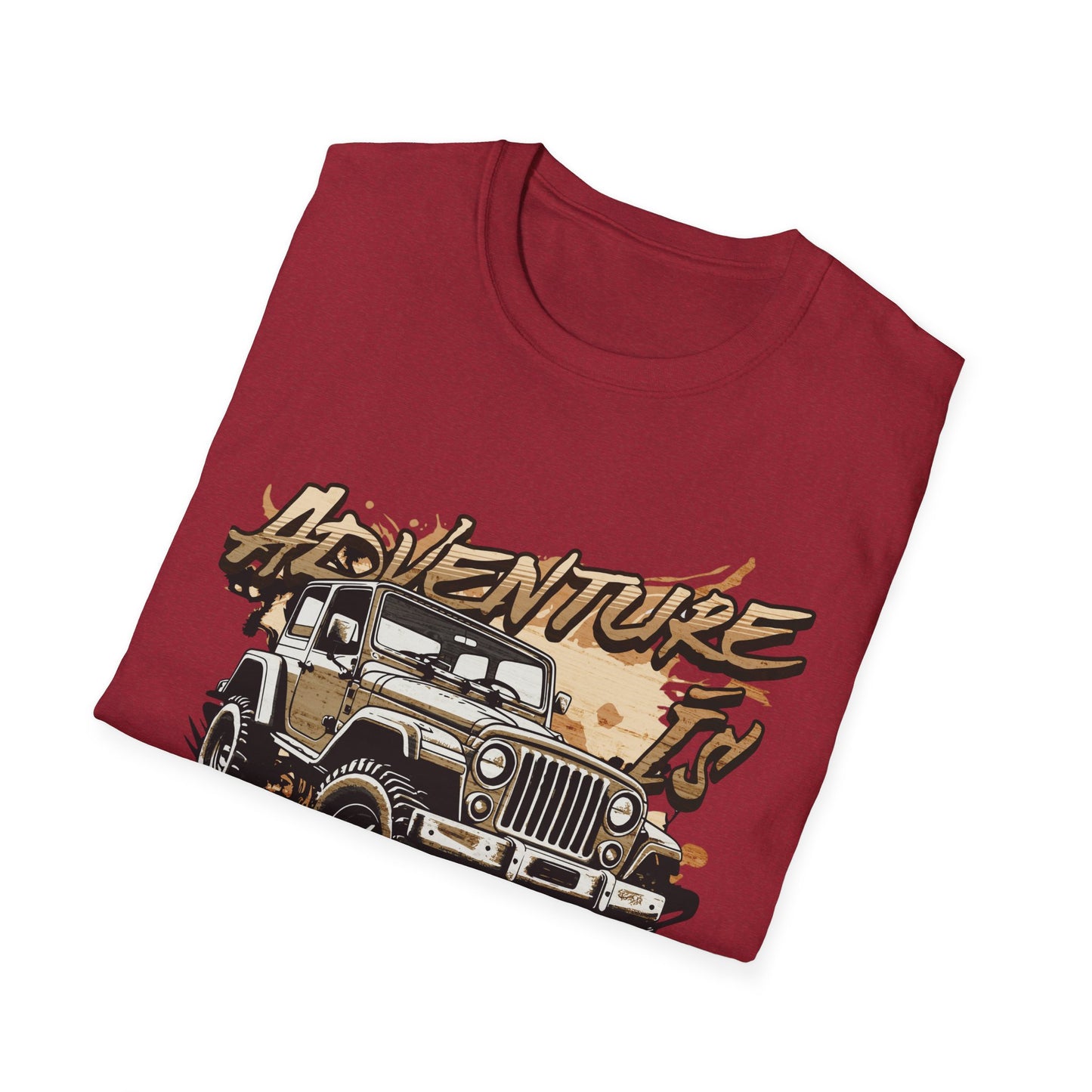 adventure Unisex Softstyle T-Shirt – Auto adventure Tee